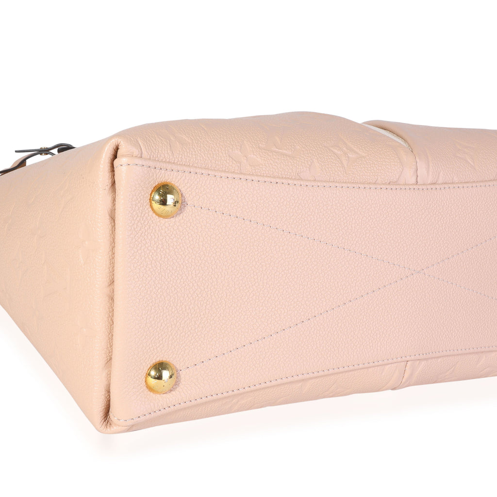 Louis Vuitton Louis Vuitton Cream & Beige Monogram Empreinte V Tote MM
