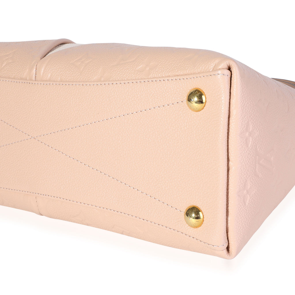 Louis Vuitton Louis Vuitton Cream & Beige Monogram Empreinte V Tote MM