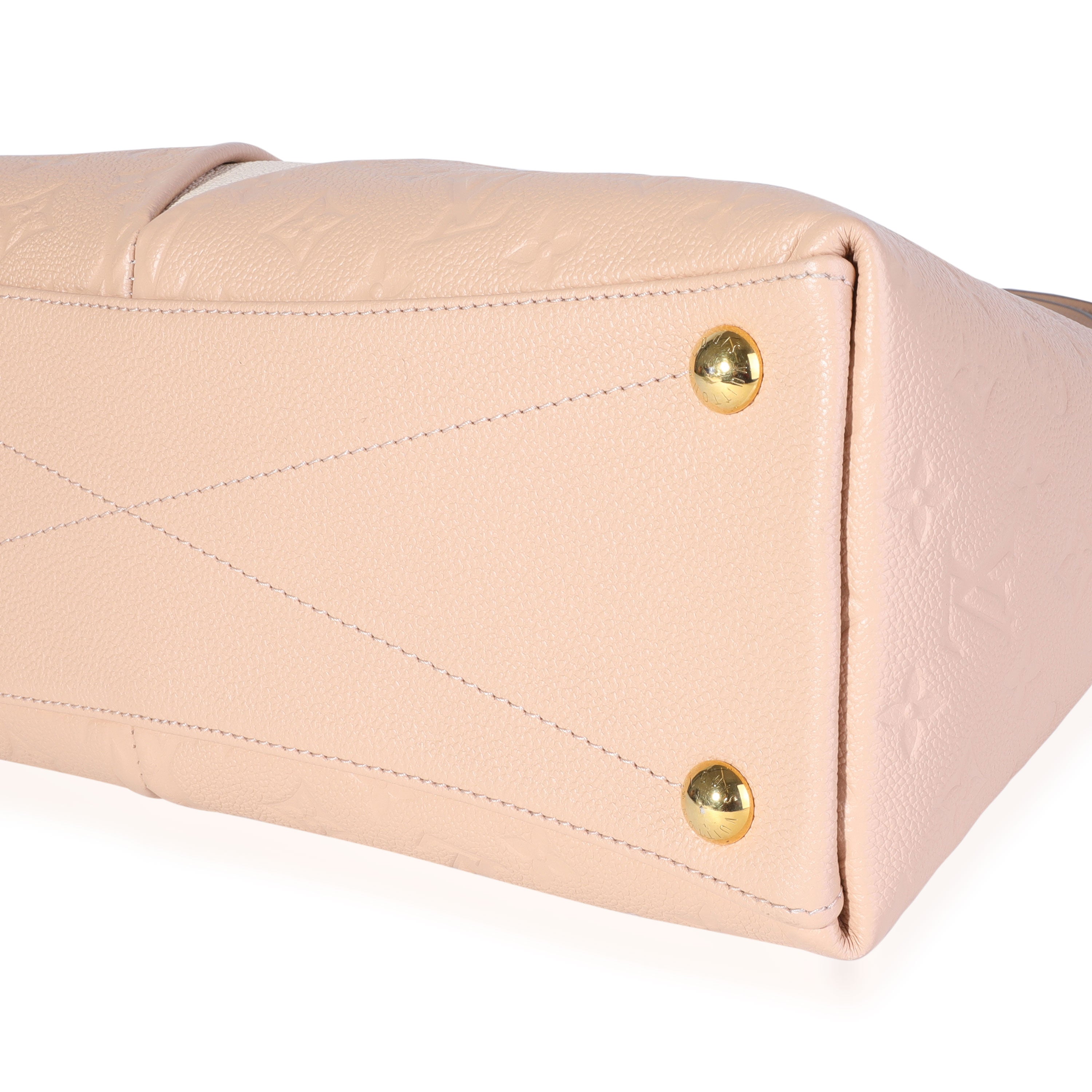 Louis Vuitton Louis Vuitton Cream & Beige Monogram Empreinte V Tote MM