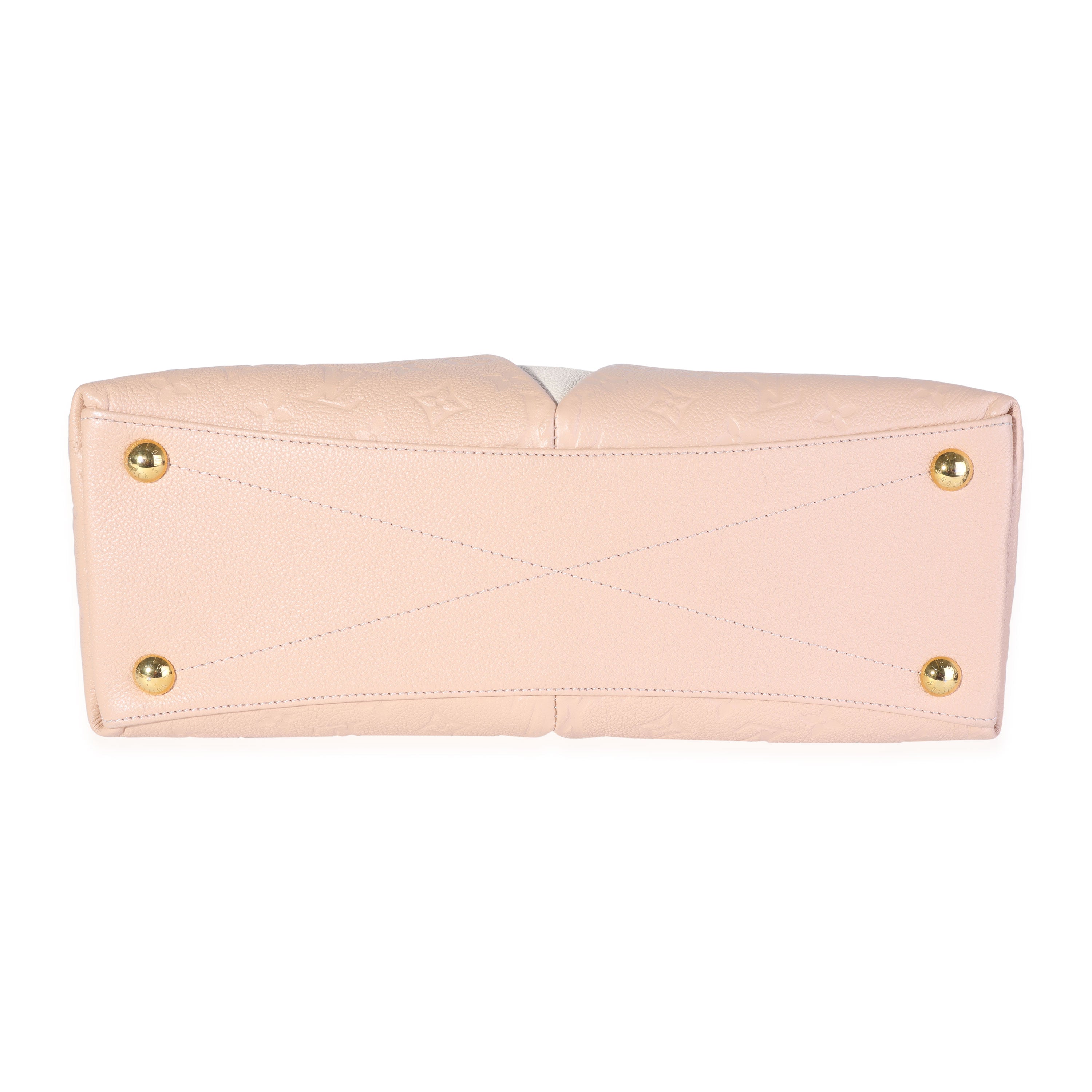 Louis Vuitton Louis Vuitton Cream & Beige Monogram Empreinte V Tote MM