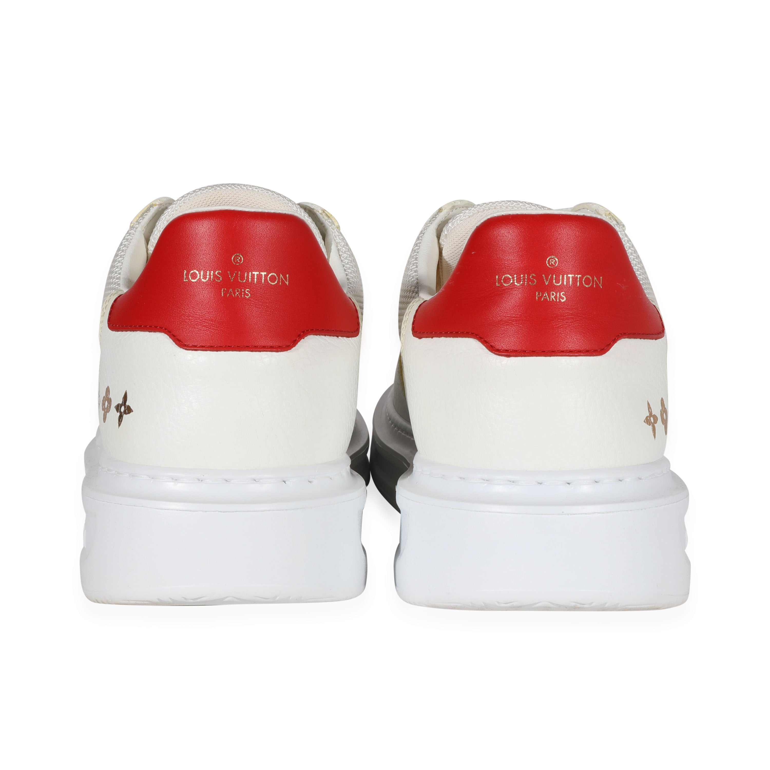 Louis Vuitton Louis Vuitton -  Louis Vuitton Beverly Hills Sneaker  White Red (7.5 UK)