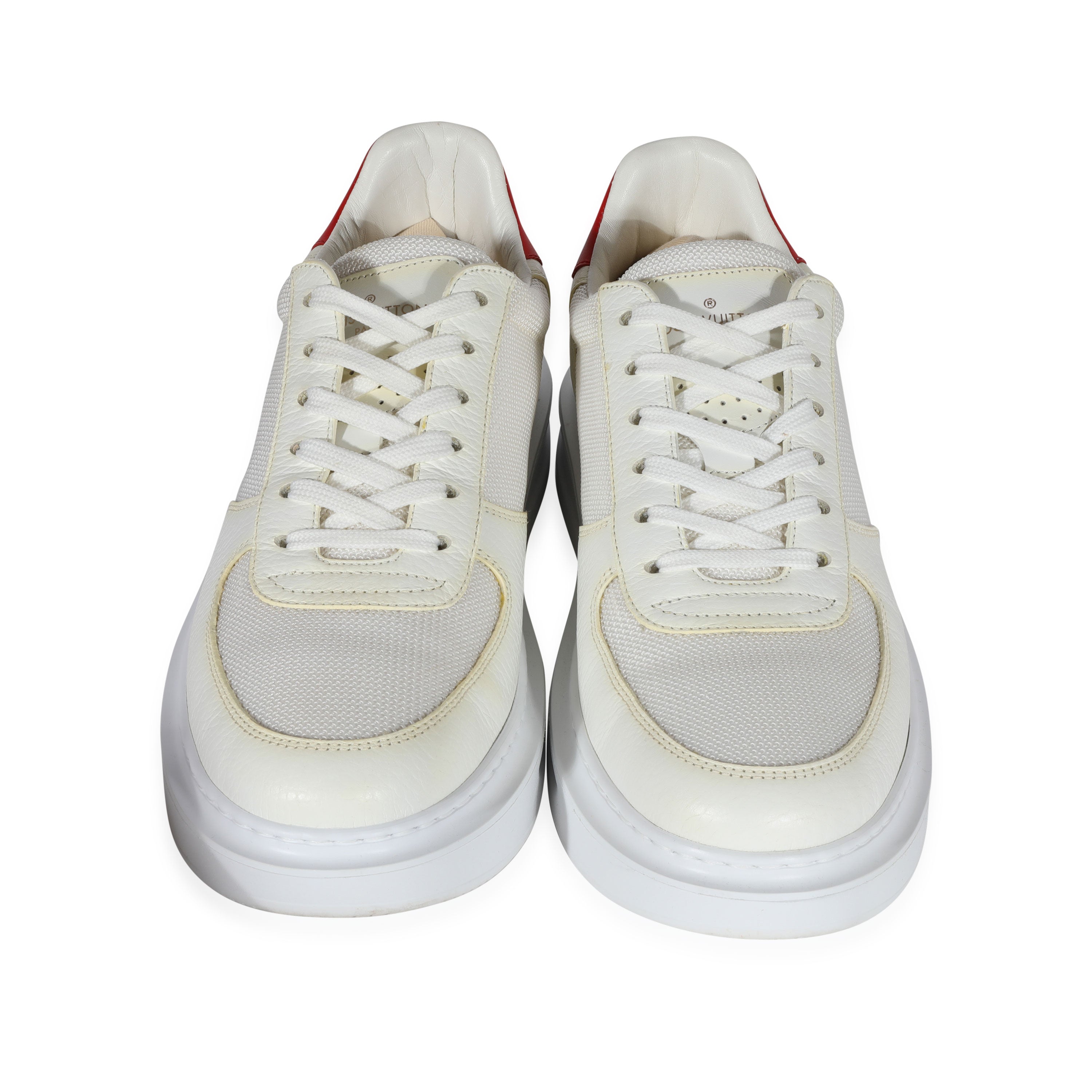 Louis Vuitton Louis Vuitton -  Louis Vuitton Beverly Hills Sneaker  White Red (7.5 UK)