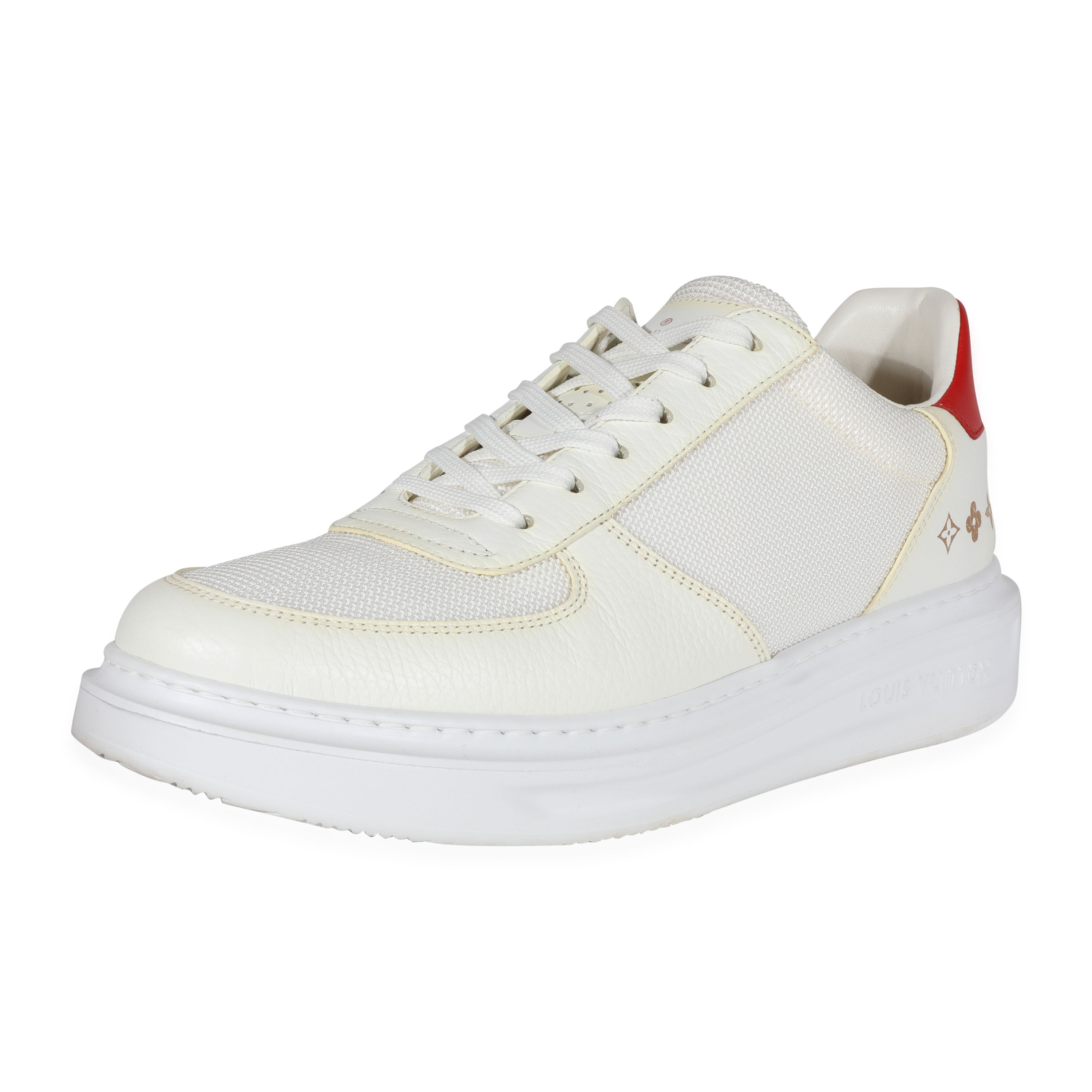 Louis Vuitton Louis Vuitton -  Louis Vuitton Beverly Hills Sneaker  White Red (7.5 UK)