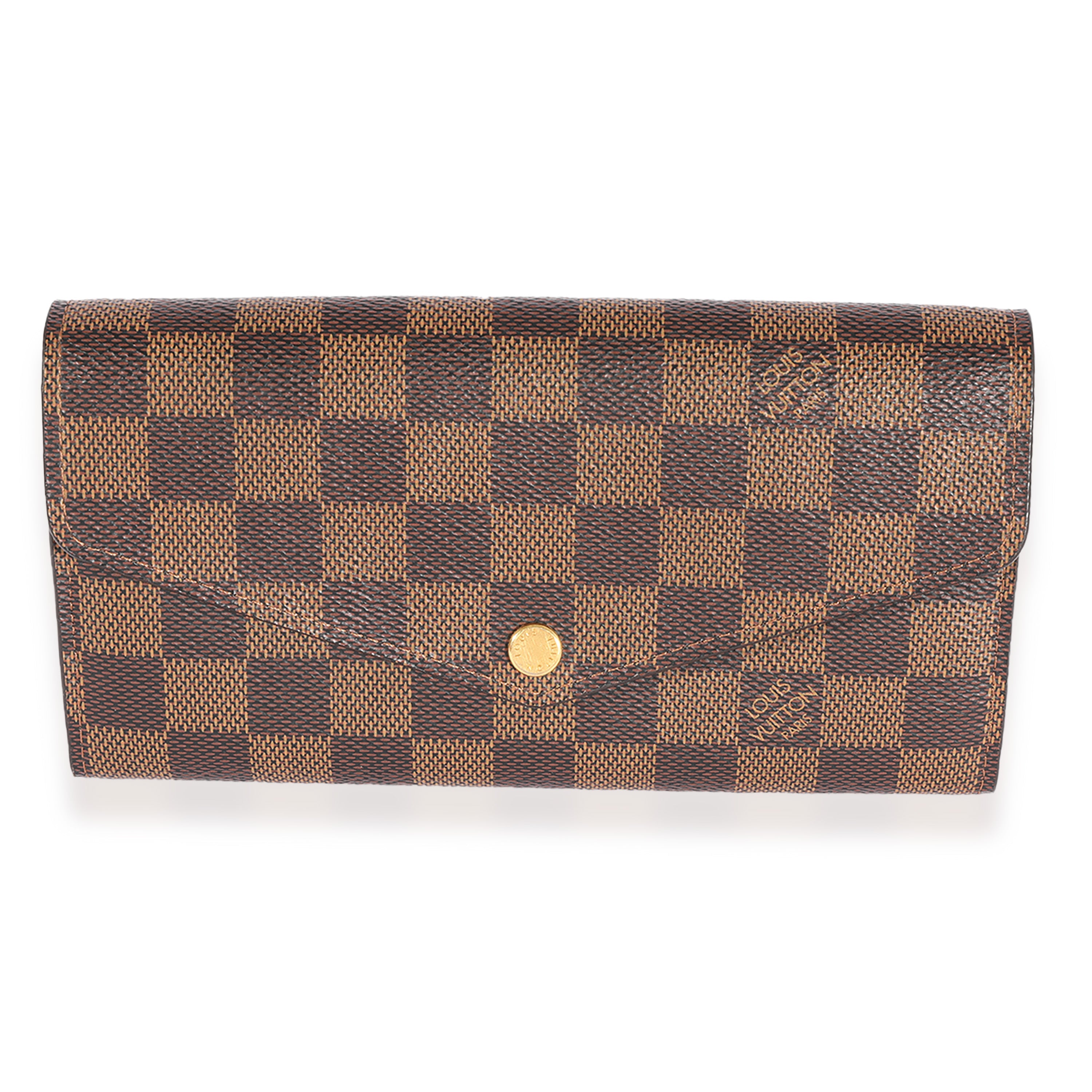 Louis Vuitton Louis Vuitton Damier Ebene Sarah Wallet