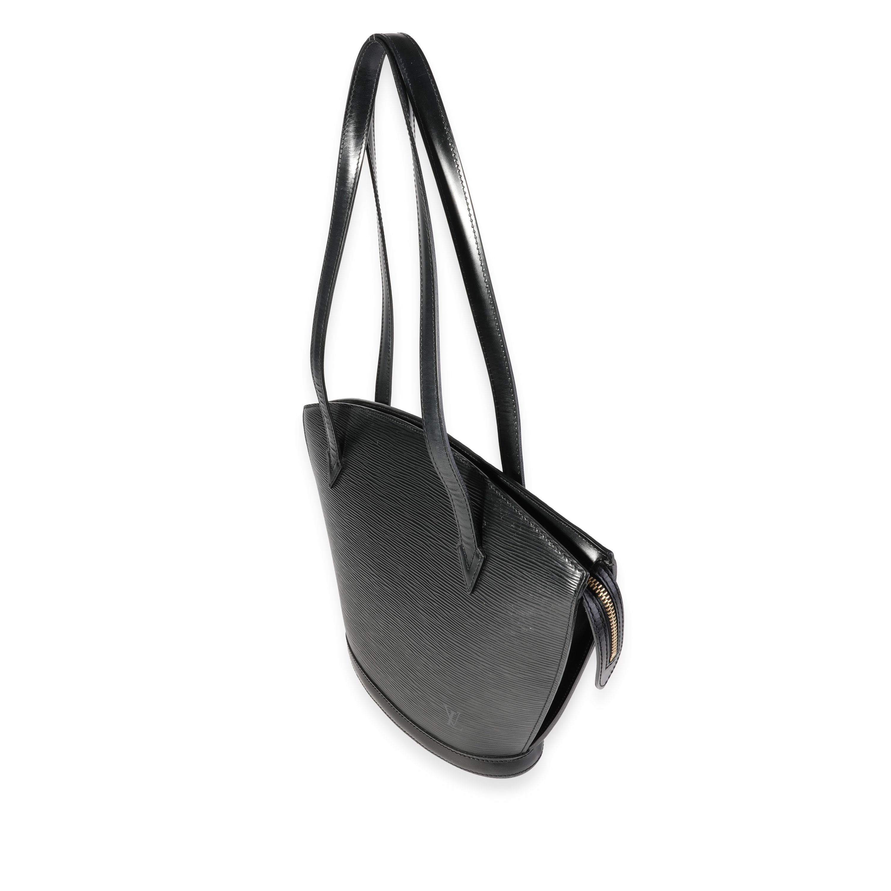 Louis Vuitton Louis Vuitton Black Epi Leather Saint Jacques PM