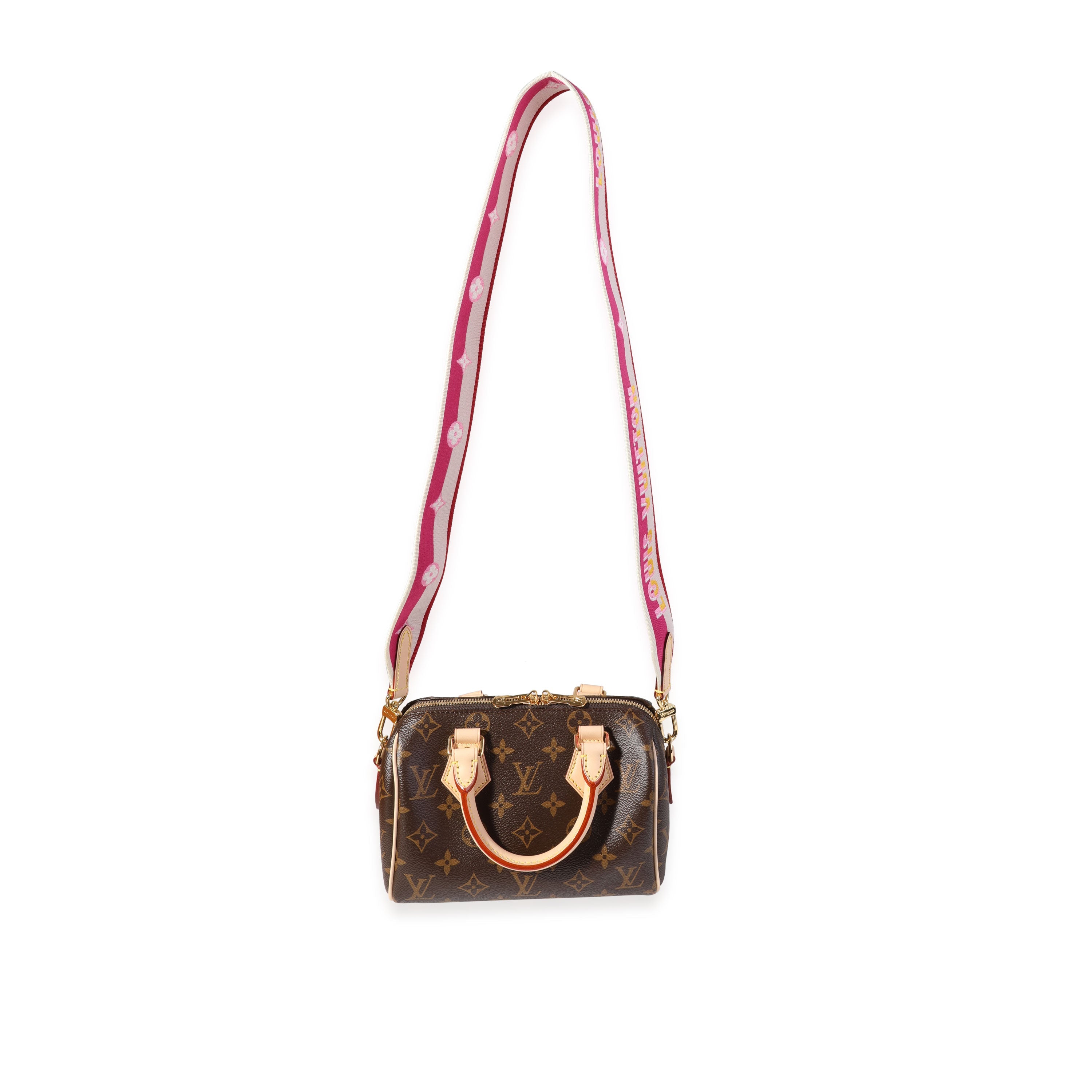 Louis Vuitton Louis Vuitton Brown Monogram Canvas Speedy Bandoulière 20