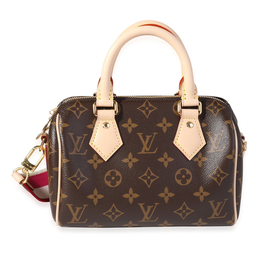 Louis Vuitton Louis Vuitton Brown Monogram Canvas Speedy Bandoulière 20