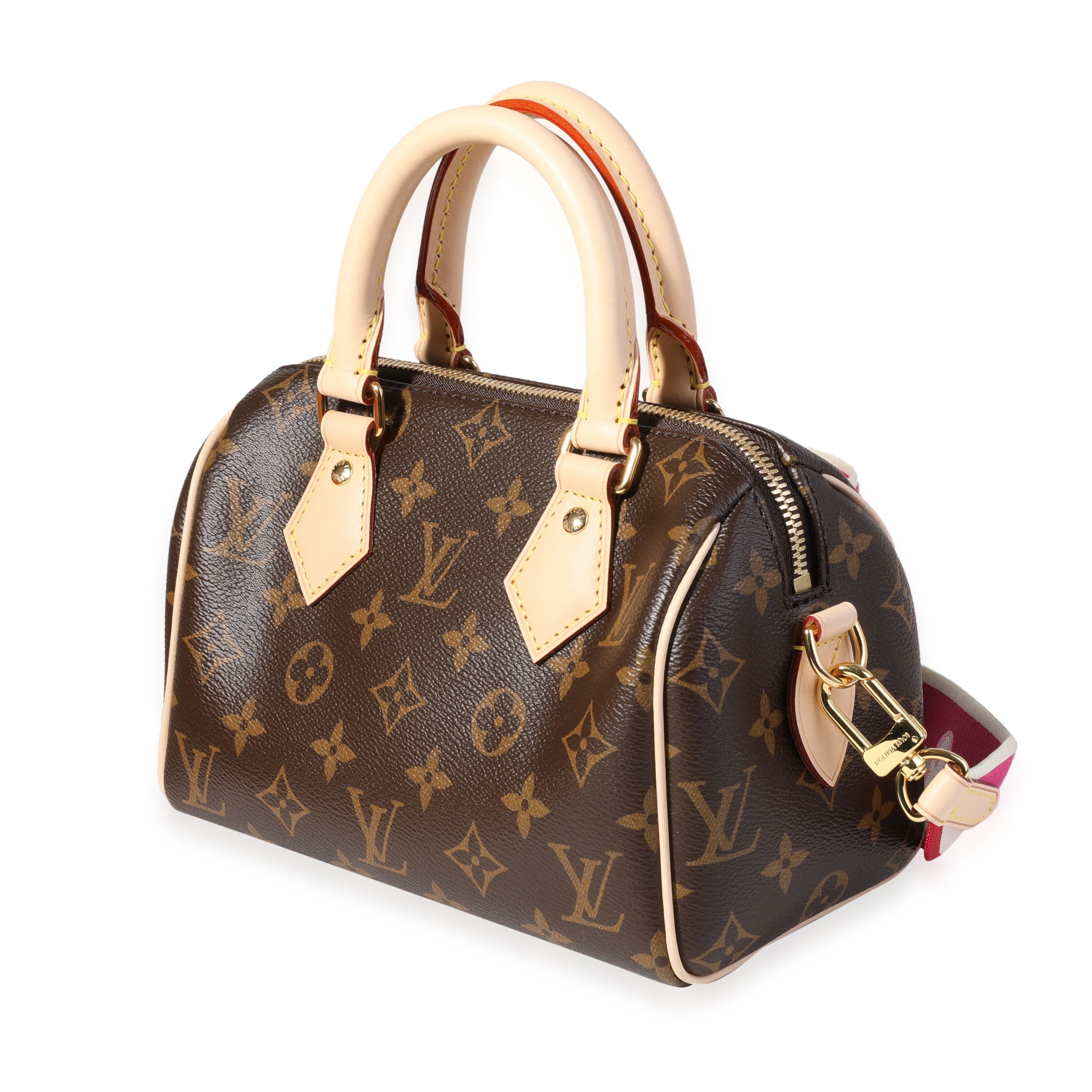 Louis Vuitton Louis Vuitton Brown Monogram Canvas Speedy Bandoulière 20