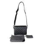 Louis Vuitton Louis Vuitton Grey Monogram Eclipse Reverse Canvas Trio Messenger Bag