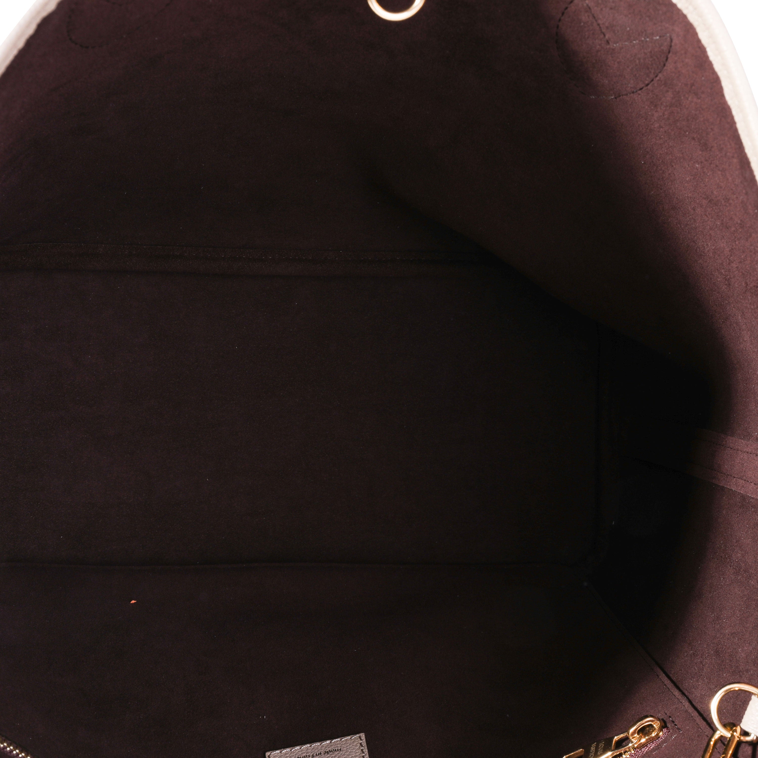 Louis Vuitton Louis Vuitton Tourterelle Monogram Empreinte Giant Neverfull MM