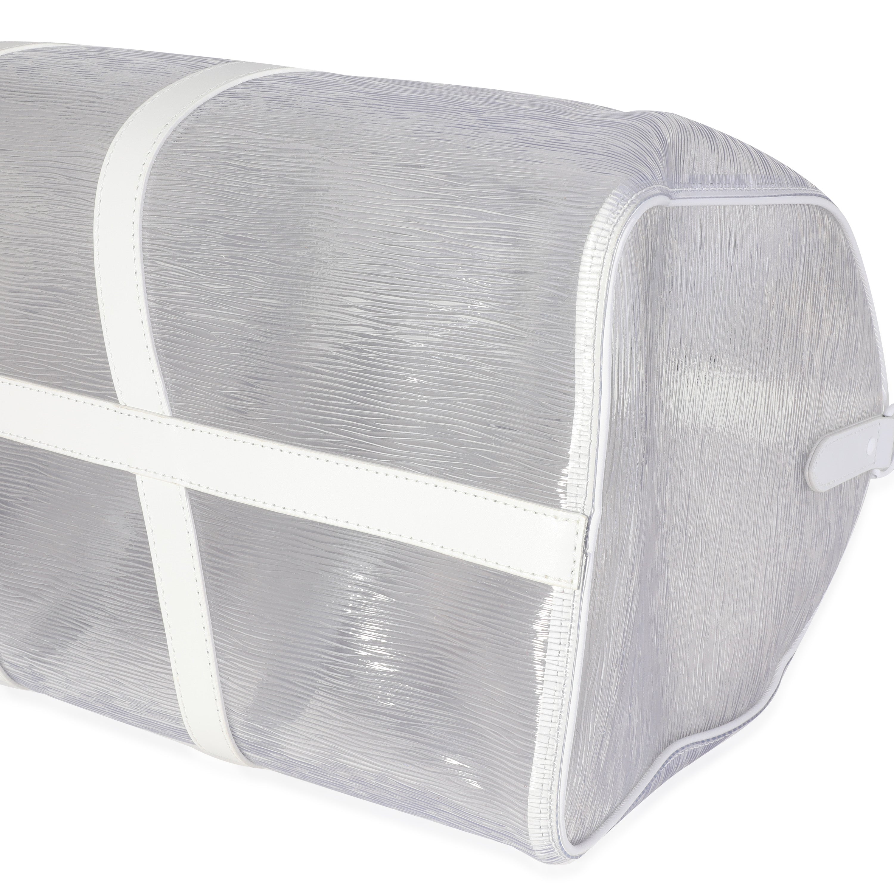 Louis Vuitton Clear Epi PVC Wavy Keepall Bandoulière 50