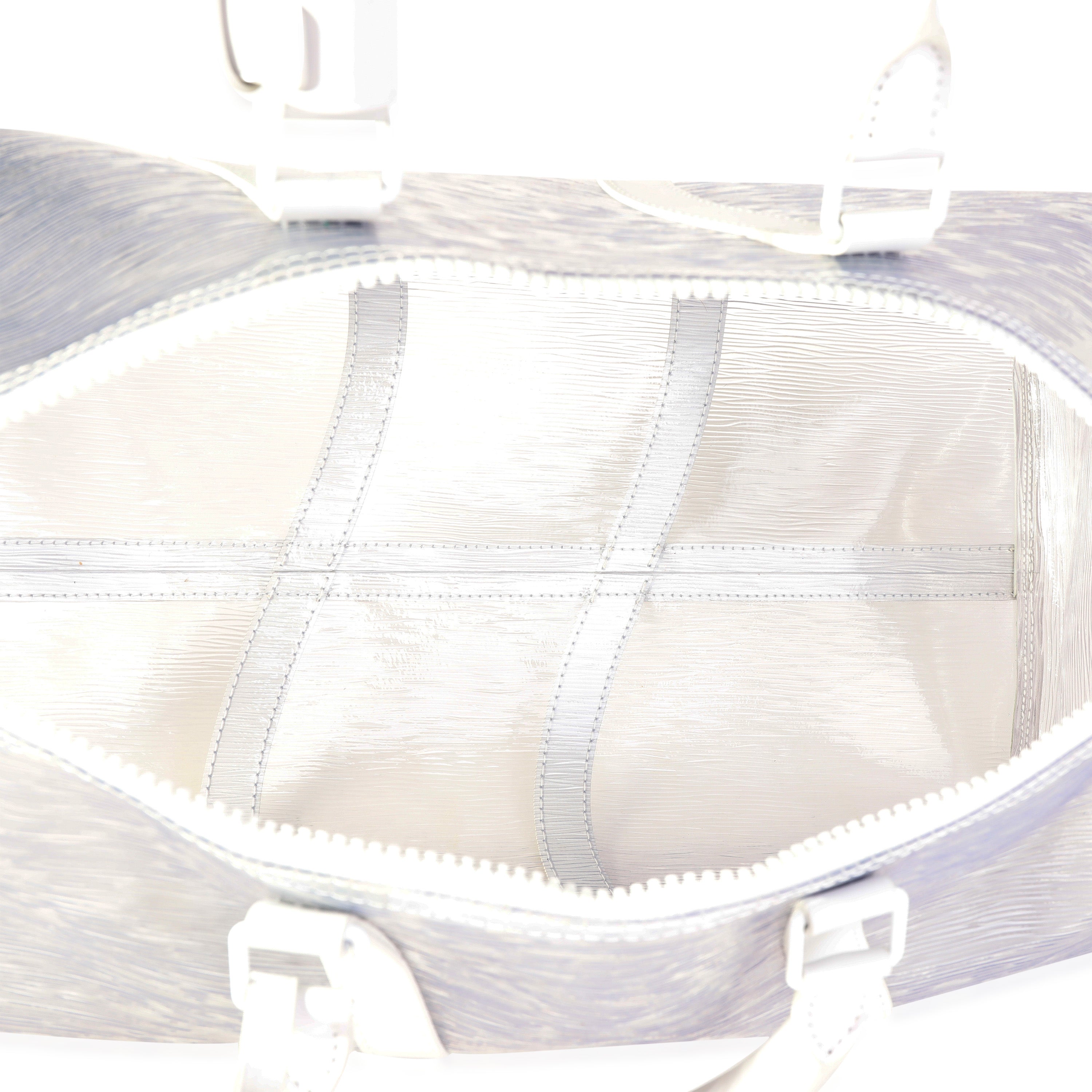 Louis Vuitton Clear Epi PVC Wavy Keepall Bandoulière 50