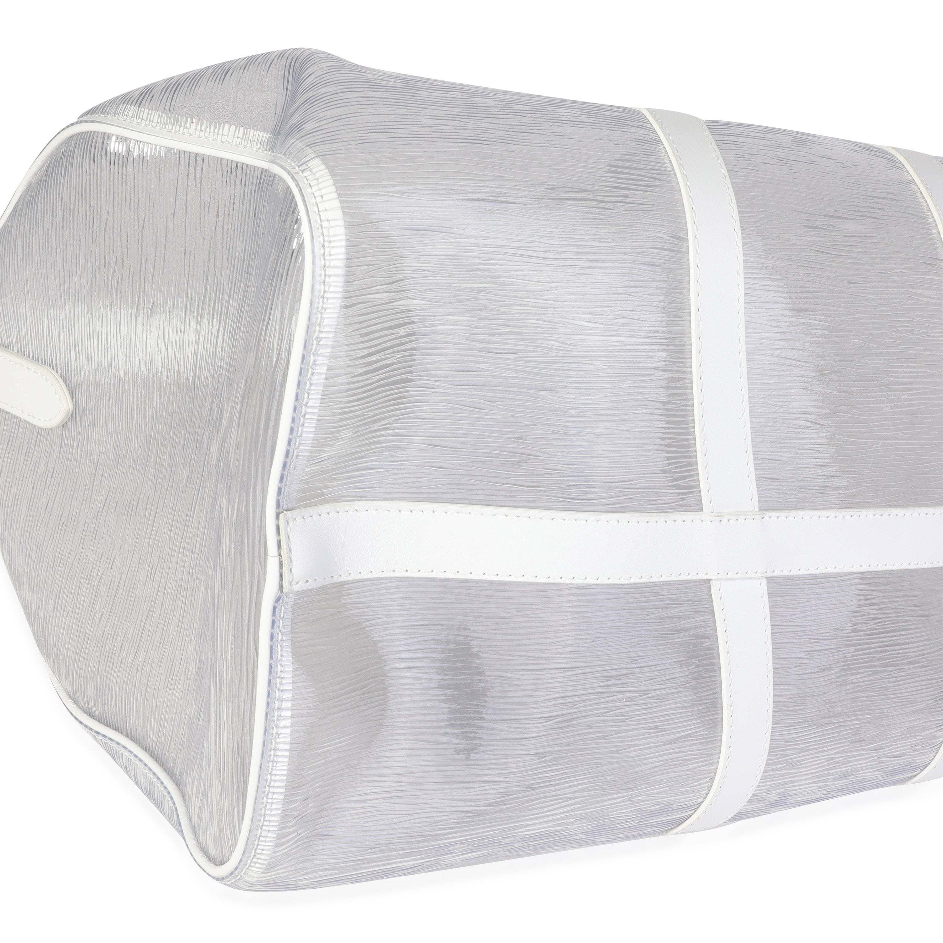 Louis Vuitton Clear Epi PVC Wavy Keepall Bandoulière 50