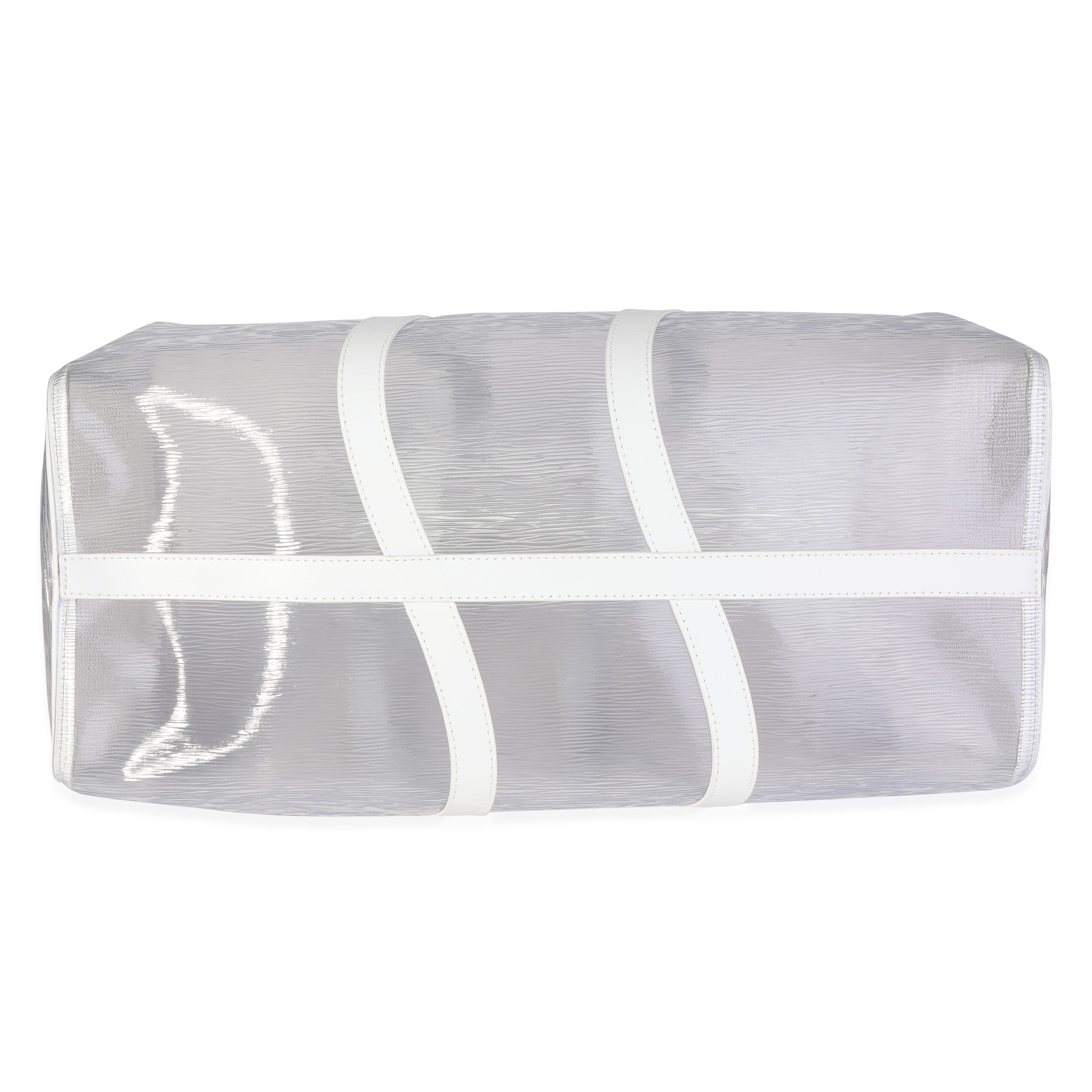 Louis Vuitton Clear Epi PVC Wavy Keepall Bandoulière 50