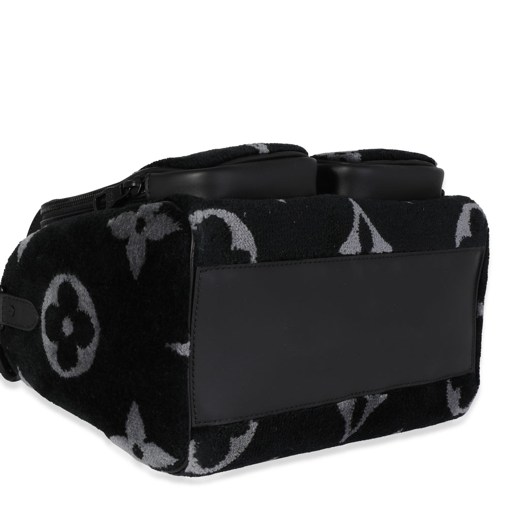 Louis Vuitton Louis Vuitton Black & Gray Monogram Eclipse Tuffetage Multi-Pocket Speedy