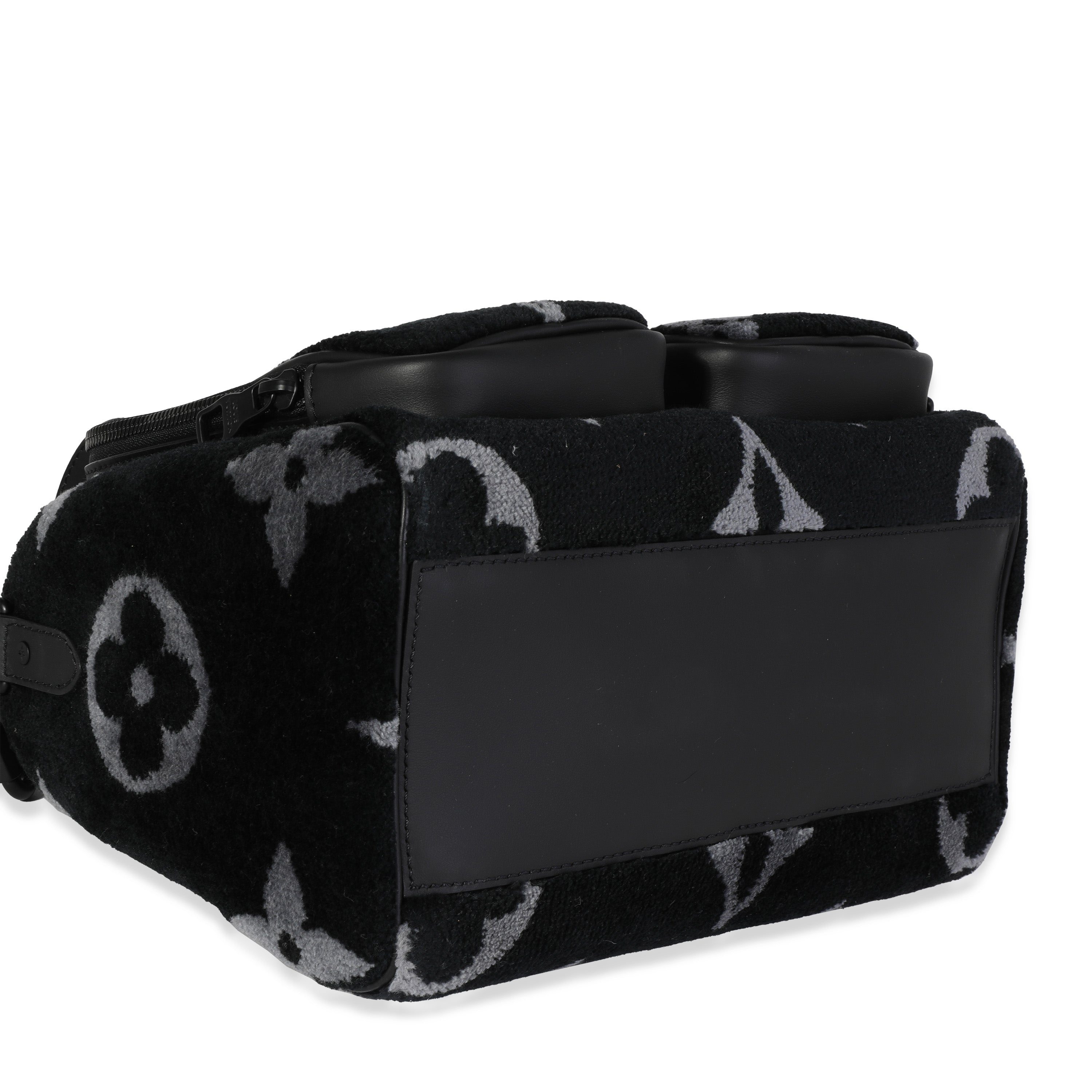 Louis Vuitton Louis Vuitton Black & Gray Monogram Eclipse Tuffetage Multi-Pocket Speedy