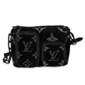 Louis Vuitton Louis Vuitton Black & Gray Monogram Eclipse Tuffetage Multi-Pocket Speedy