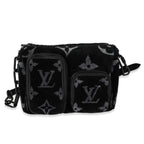 Louis Vuitton Louis Vuitton Black & Gray Monogram Eclipse Tuffetage Multi-Pocket Speedy