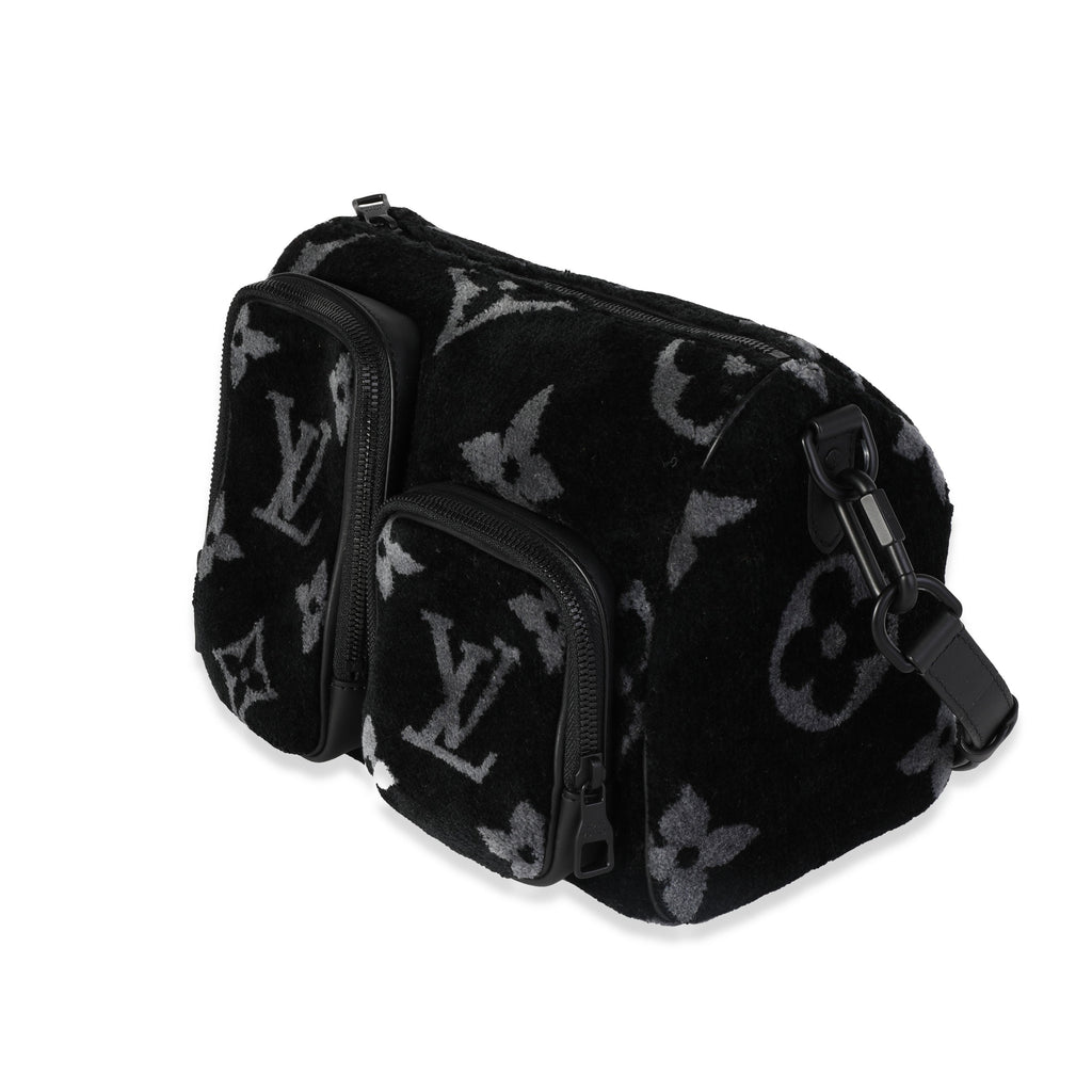 Louis Vuitton Louis Vuitton Black & Gray Monogram Eclipse Tuffetage Multi-Pocket Speedy