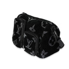 Louis Vuitton Louis Vuitton Black & Gray Monogram Eclipse Tuffetage Multi-Pocket Speedy