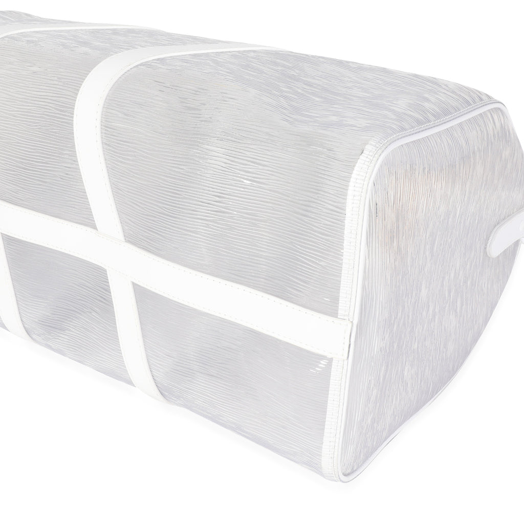 Louis Vuitton Clear Epi PVC Wavy Keepall Bandoulière 50