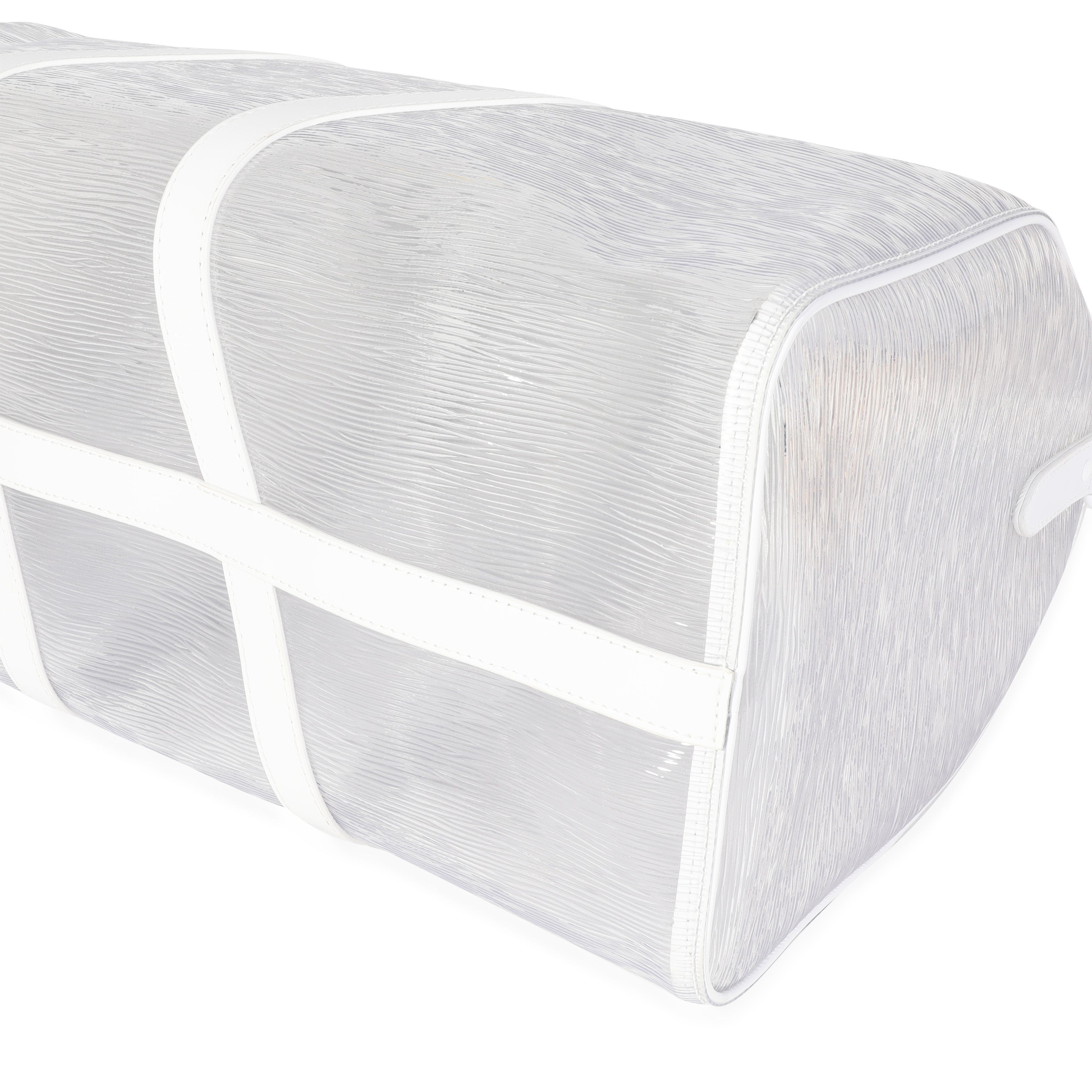 Louis Vuitton Clear Epi PVC Wavy Keepall Bandoulière 50
