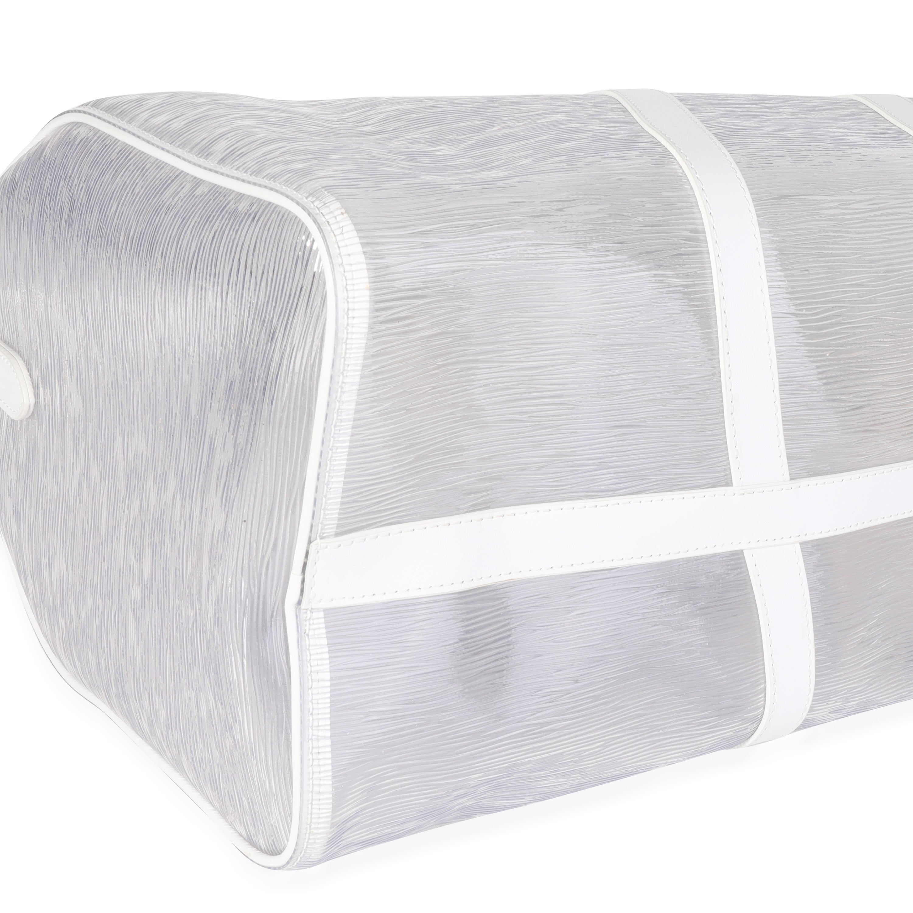Louis Vuitton Clear Epi PVC Wavy Keepall Bandoulière 50