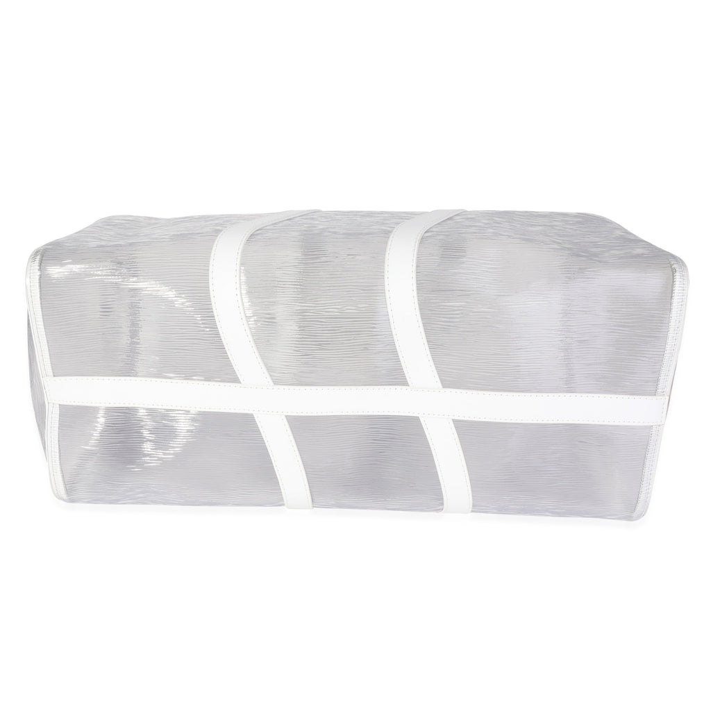 Louis Vuitton Clear Epi PVC Wavy Keepall Bandoulière 50