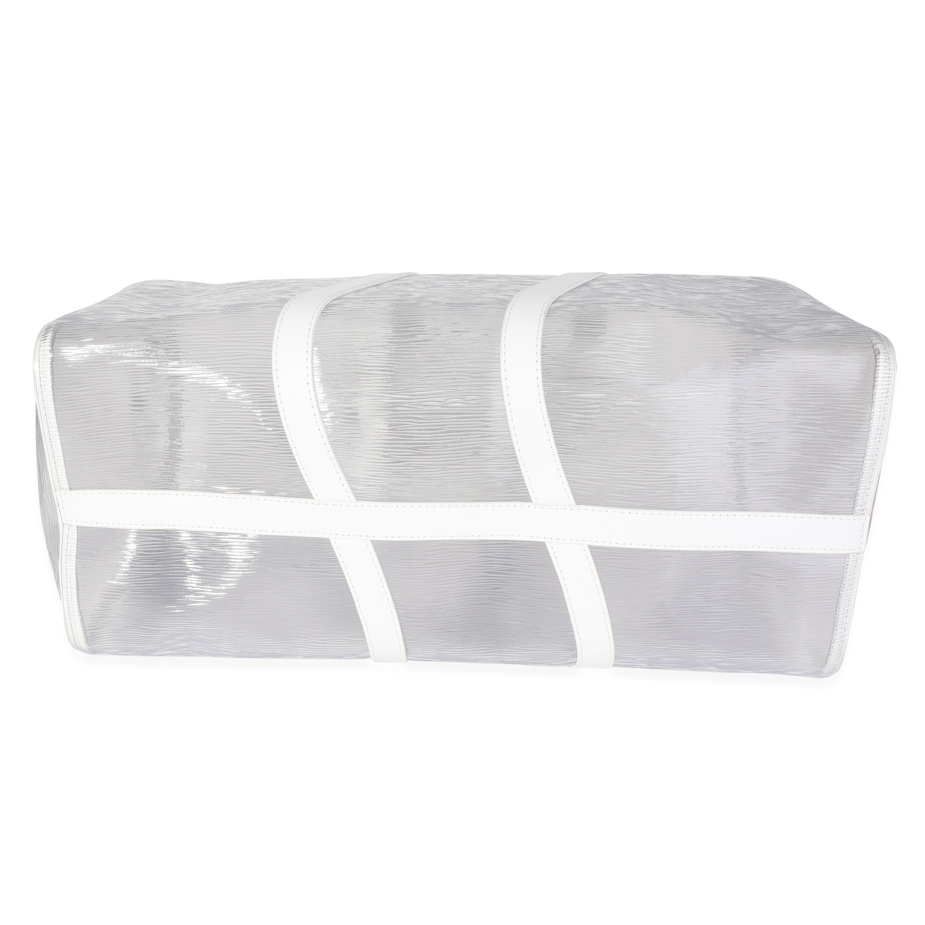 Louis Vuitton Clear Epi PVC Wavy Keepall Bandoulière 50