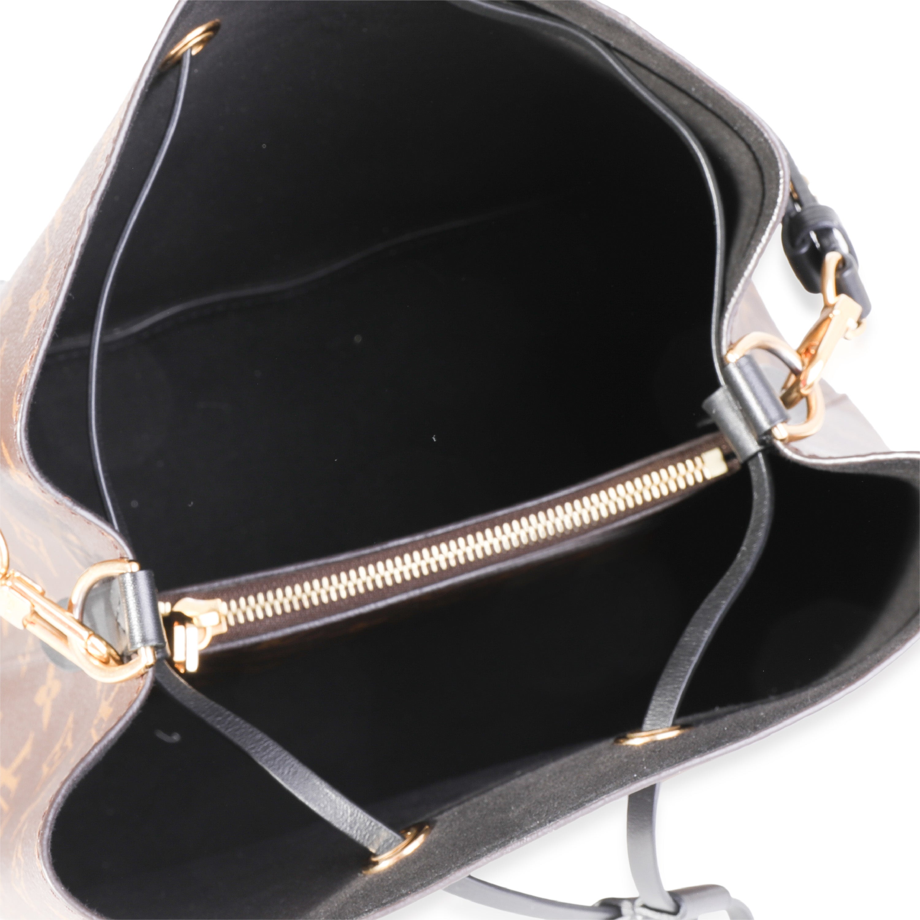 Louis Vuitton Louis Vuitton Monogram Canvas & Black Leather NéoNoé MM