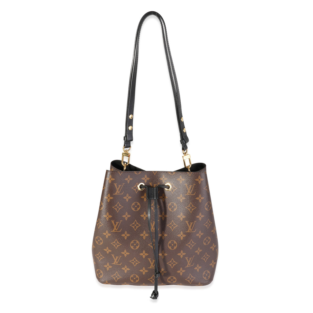 Louis Vuitton Louis Vuitton Monogram Canvas & Black Leather NéoNoé MM