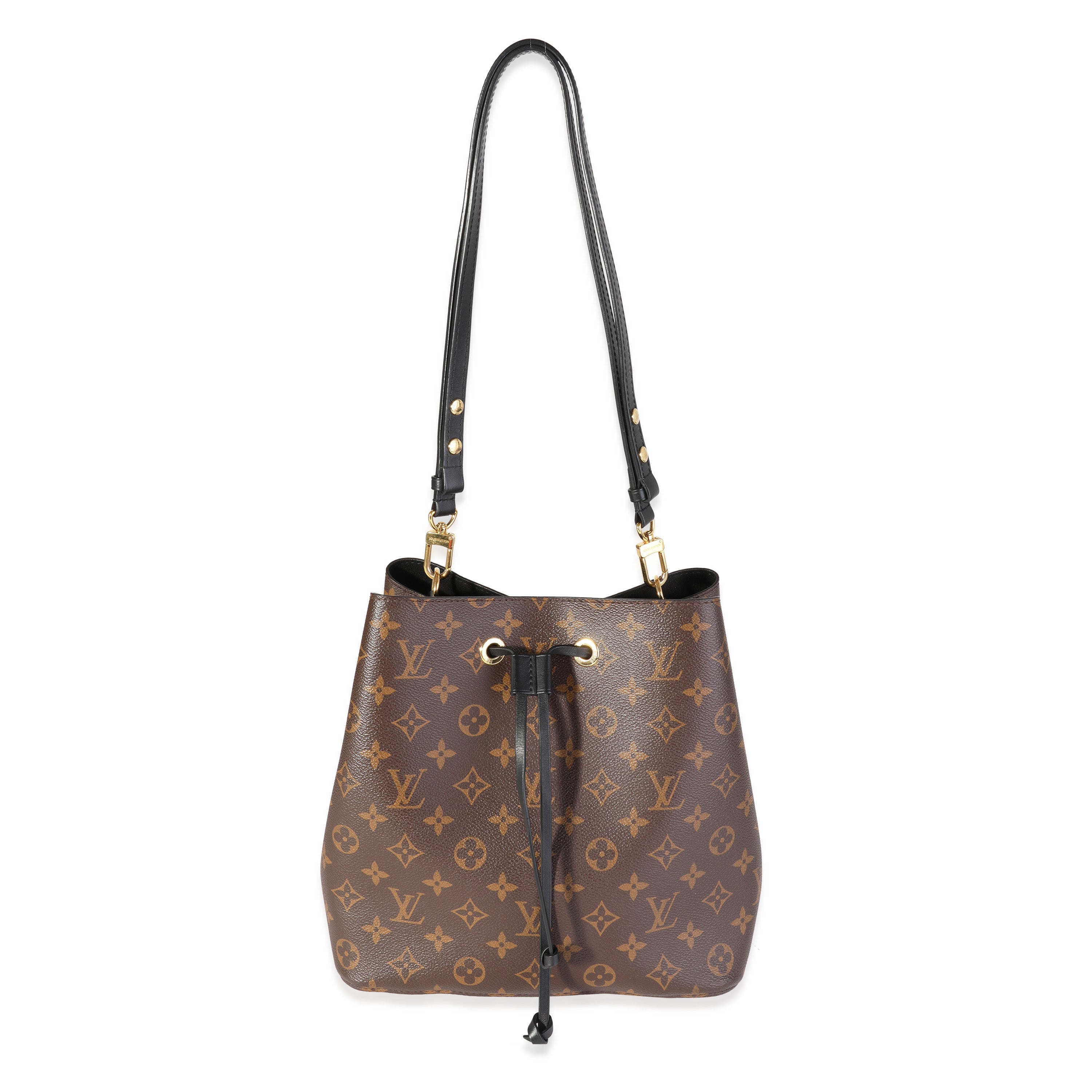 Louis Vuitton Louis Vuitton Monogram Canvas & Black Leather NéoNoé MM
