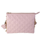 Louis Vuitton Louis Vuitton Rose Pink Monogram Embossed Lambskin Coussin PM