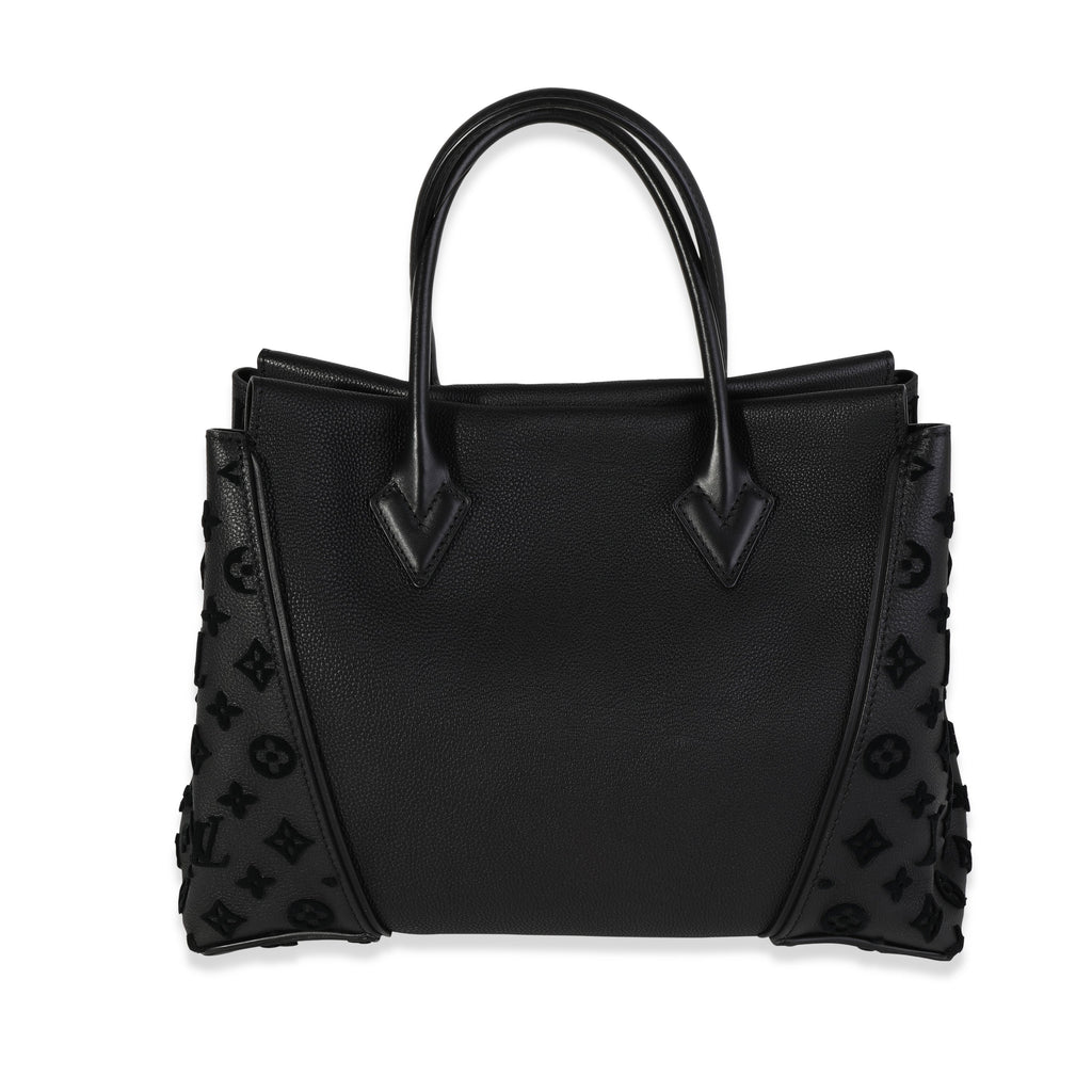 Louis Vuitton Louis Vuitton Black Veau Cachemire Calfskin W Tote