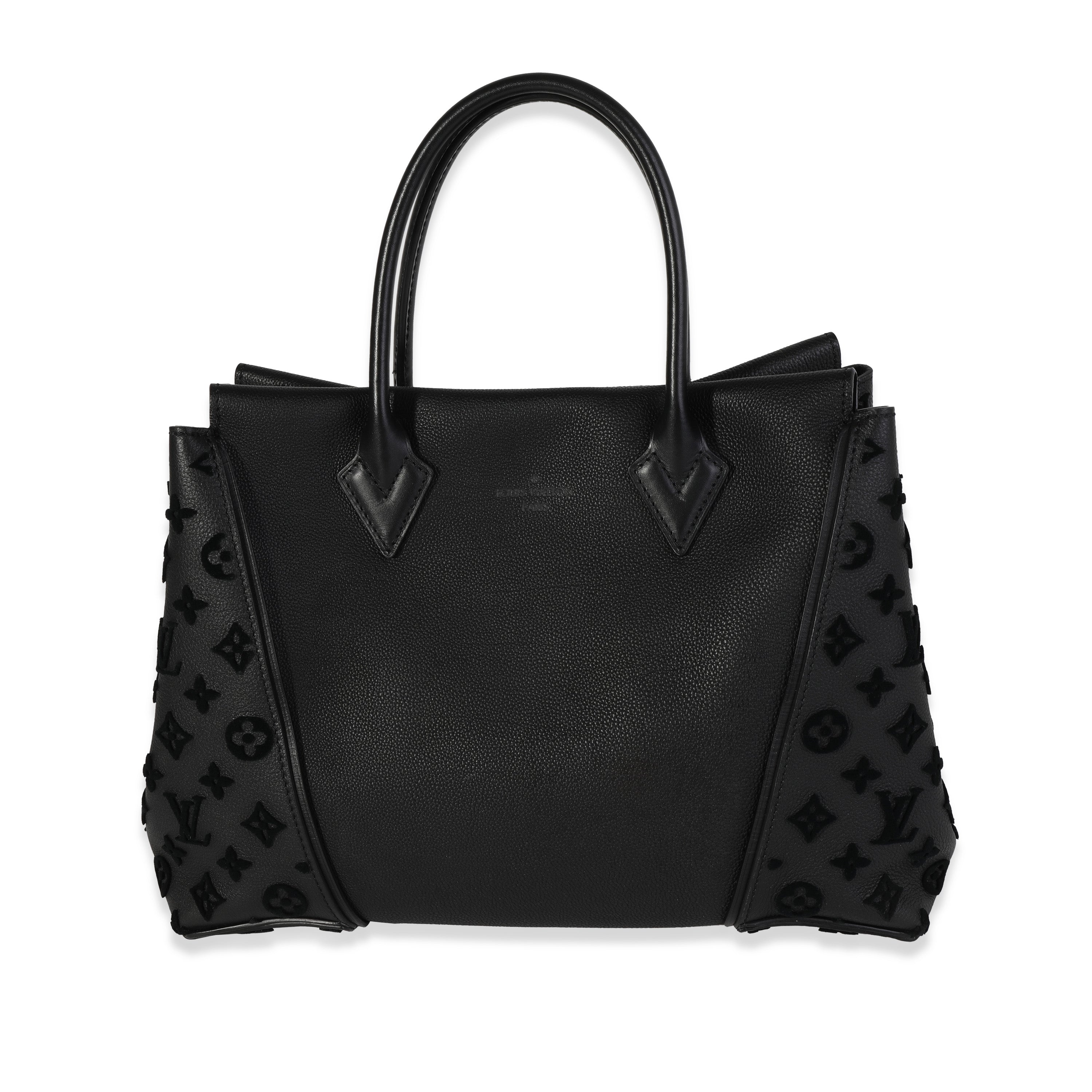 Louis Vuitton Louis Vuitton Black Veau Cachemire Calfskin W Tote