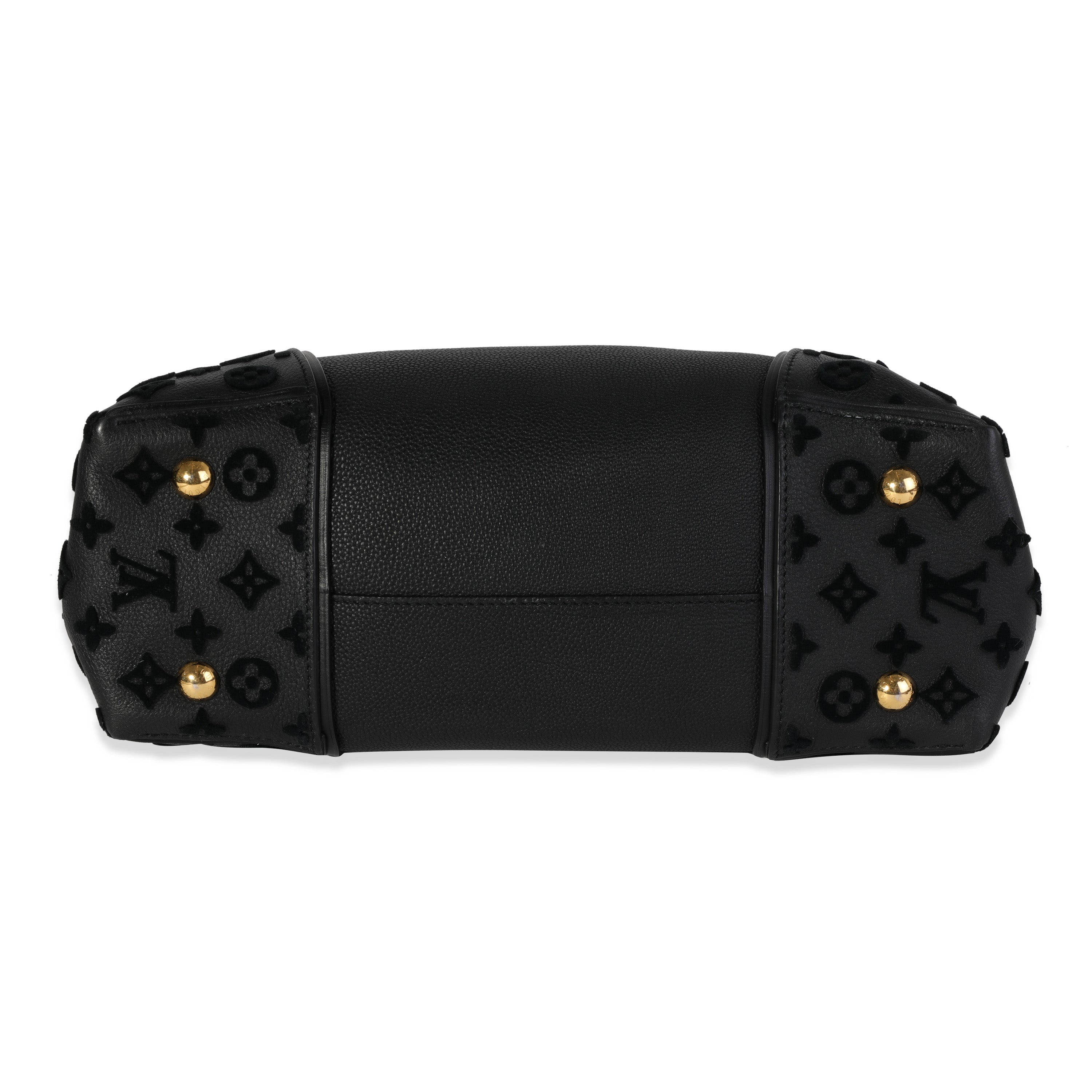 Louis Vuitton Louis Vuitton Black Veau Cachemire Calfskin W Tote