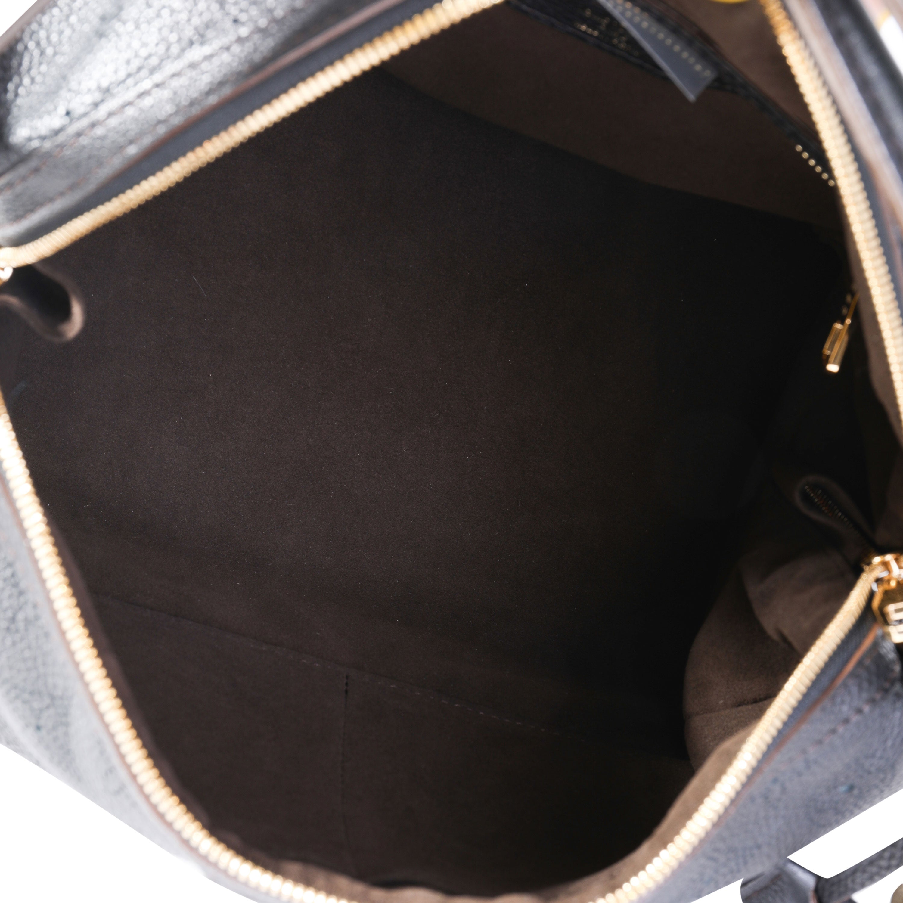 Louis Vuitton Louis Vuitton Black Mahina Leather Galatea PM