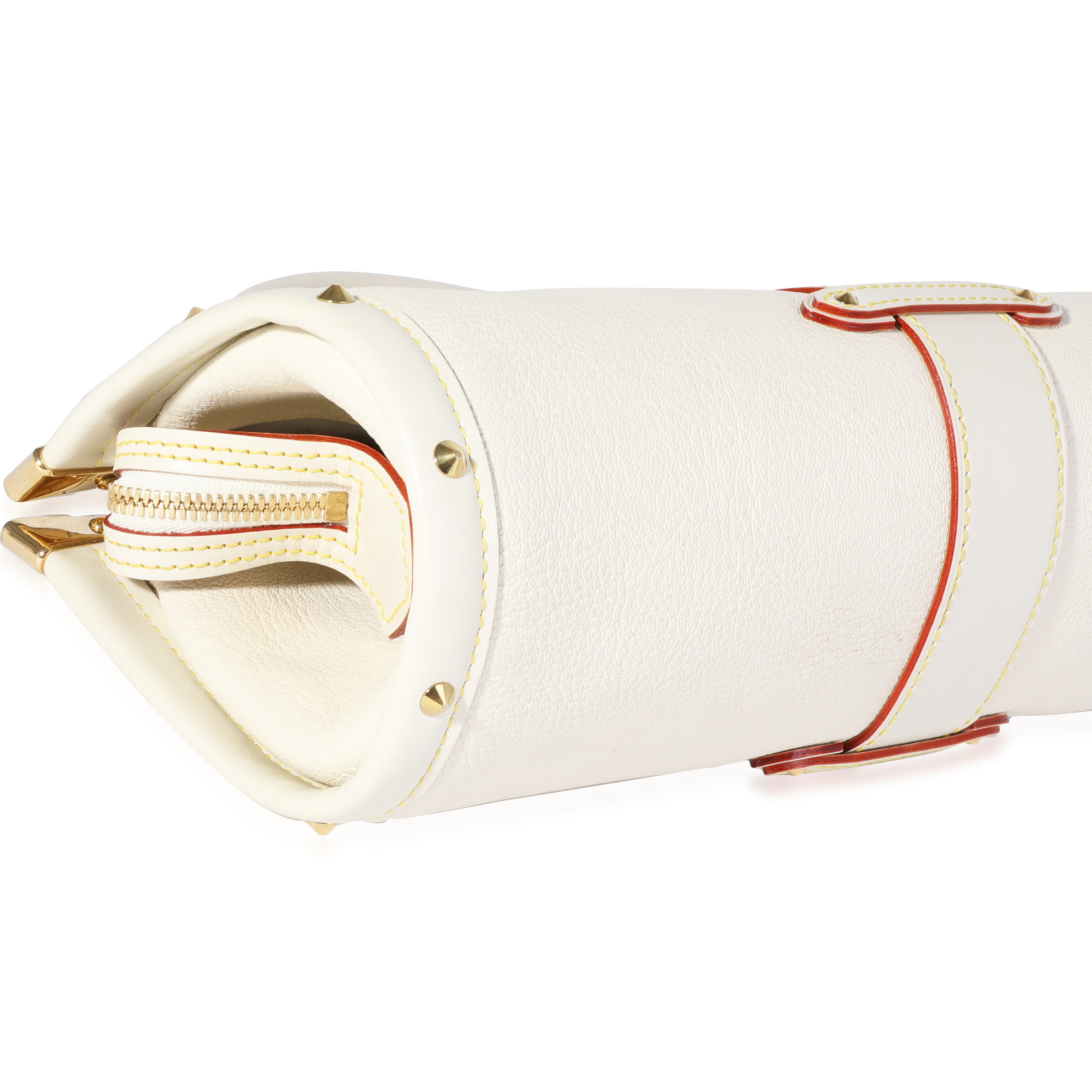 Louis Vuitton Louis Vuitton White Suhali Leather LEpanoui PM