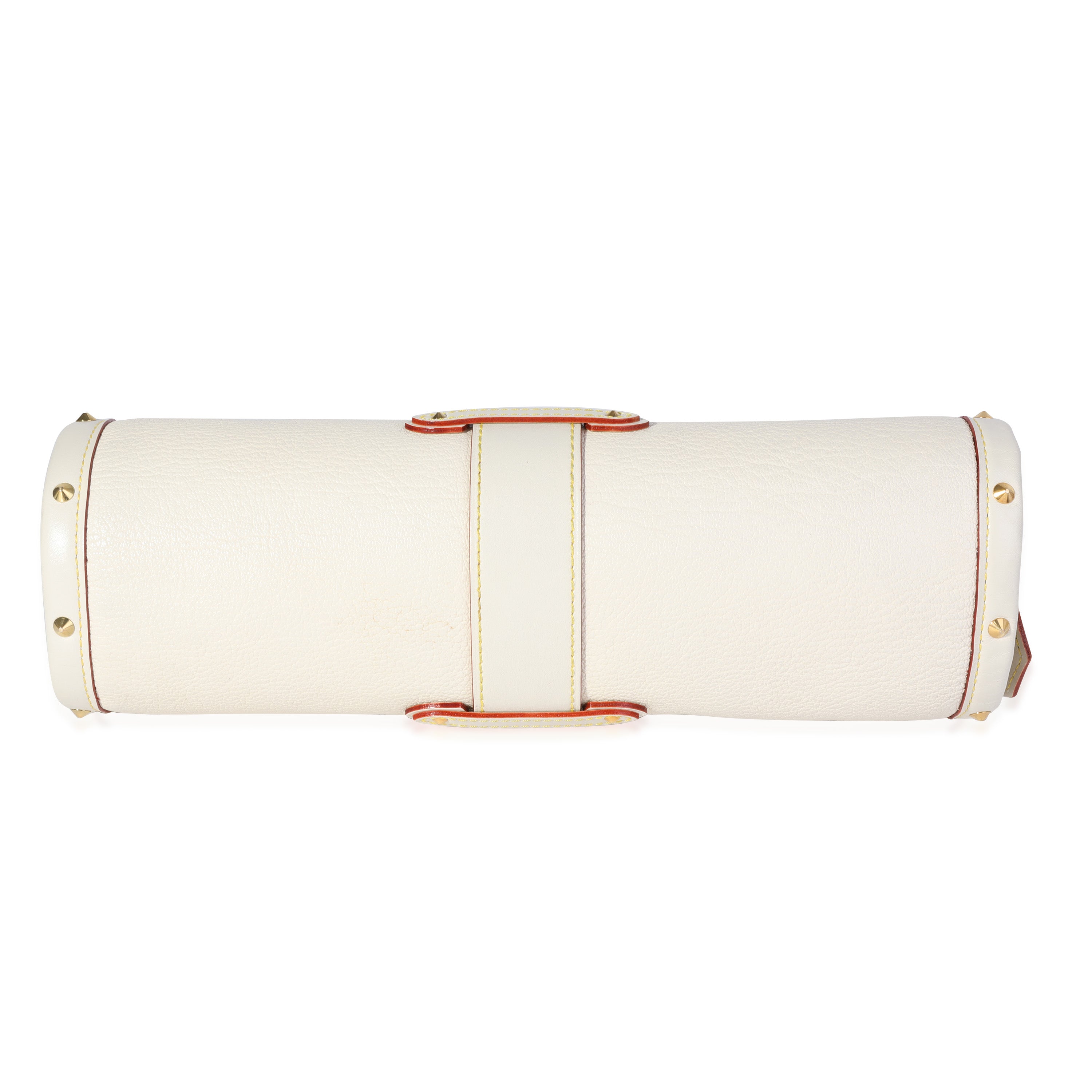 Louis Vuitton Louis Vuitton White Suhali Leather LEpanoui PM