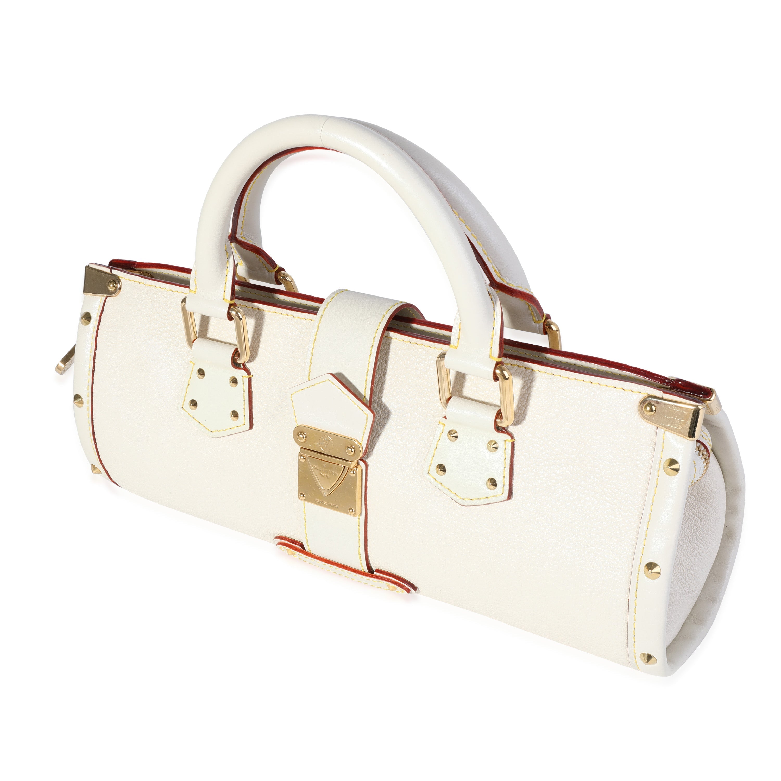 Louis Vuitton Louis Vuitton White Suhali Leather LEpanoui PM