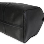 Louis Vuitton Louis Vuitton Black Epi Leather Keepall 45