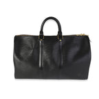 Louis Vuitton Louis Vuitton Black Epi Leather Keepall 45
