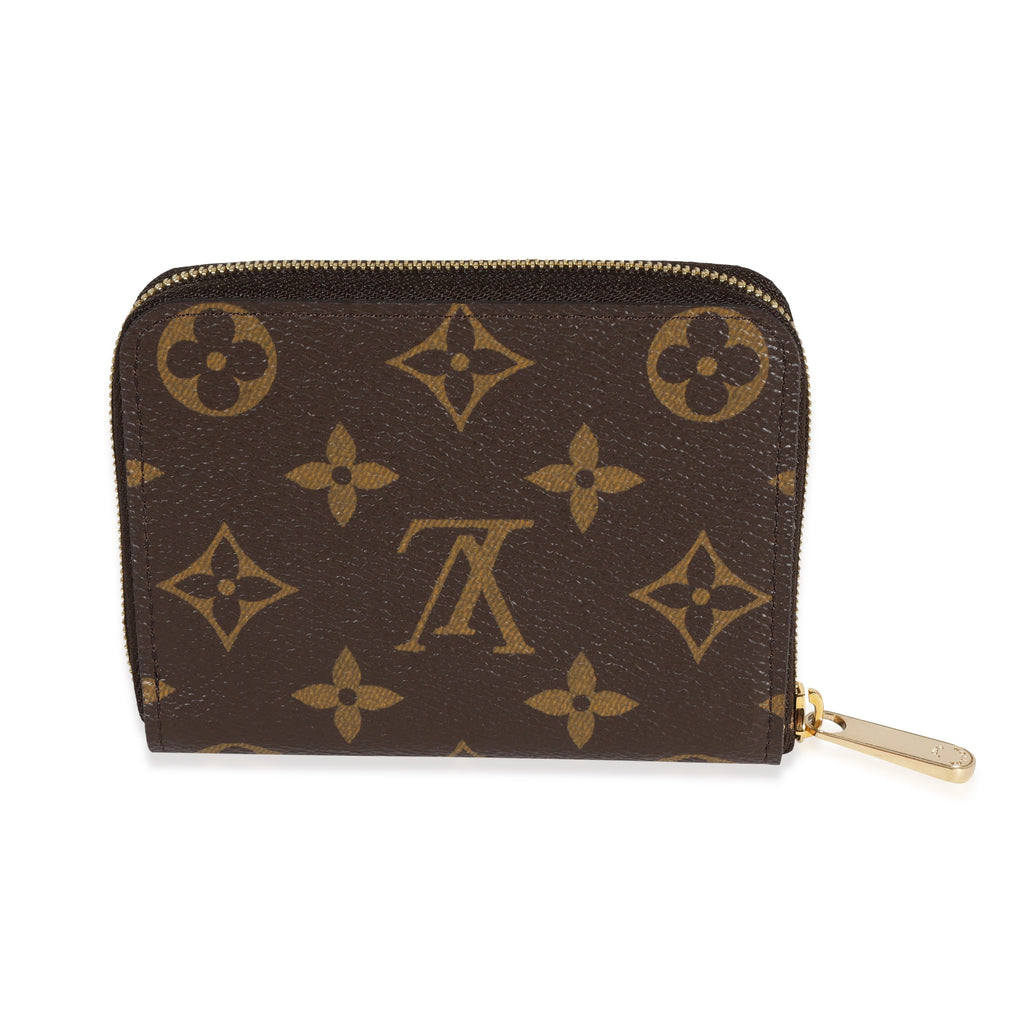 Louis Vuitton Christmas Animation Bears Skiing Monogram Canvas Zippy Coin Purse