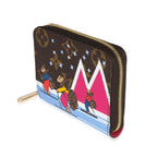 Louis Vuitton Christmas Animation Bears Skiing Monogram Canvas Zippy Coin Purse