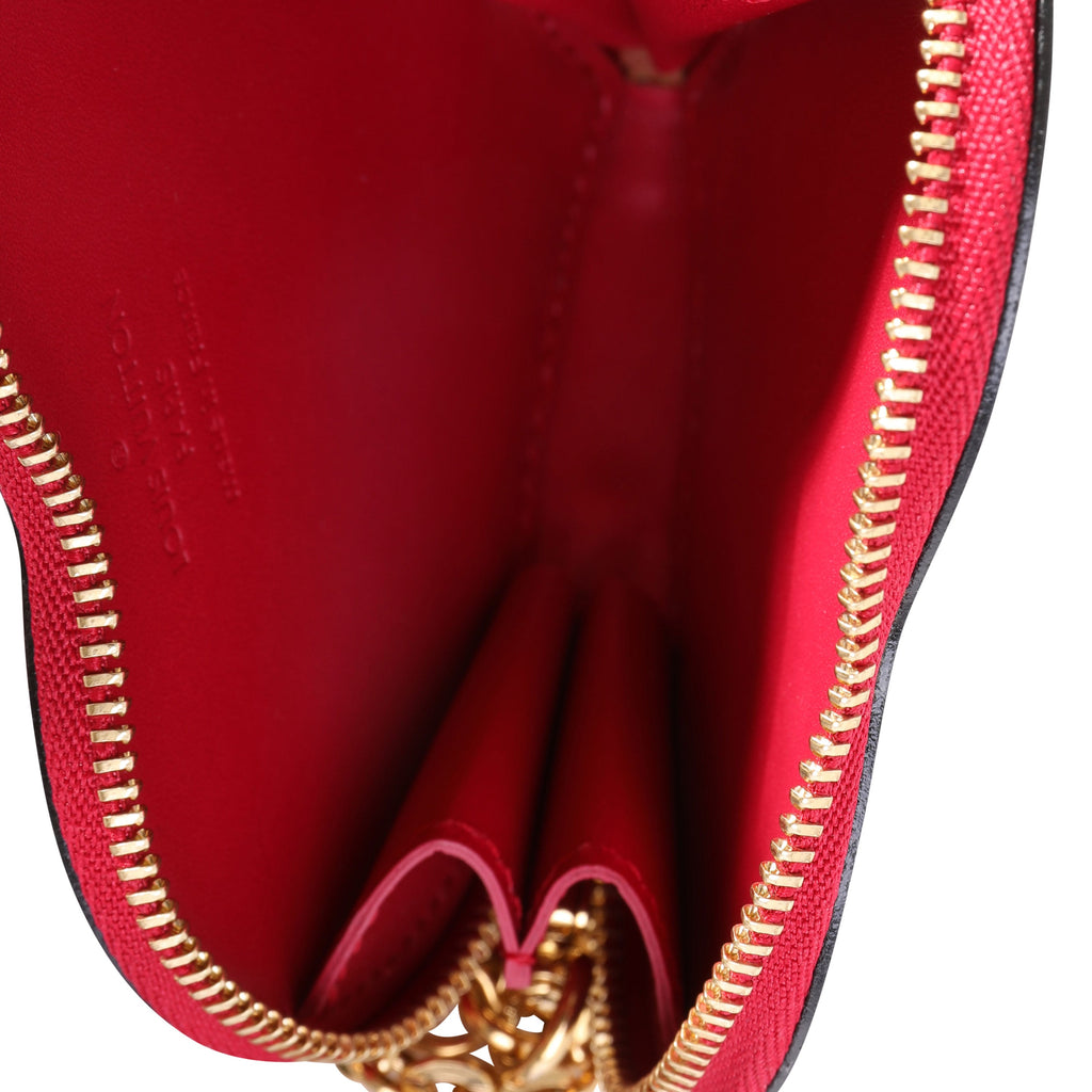 Louis Vuitton Louis Vuitton Rose Indian Sweet Monogram Vernis Heart Coin Purse