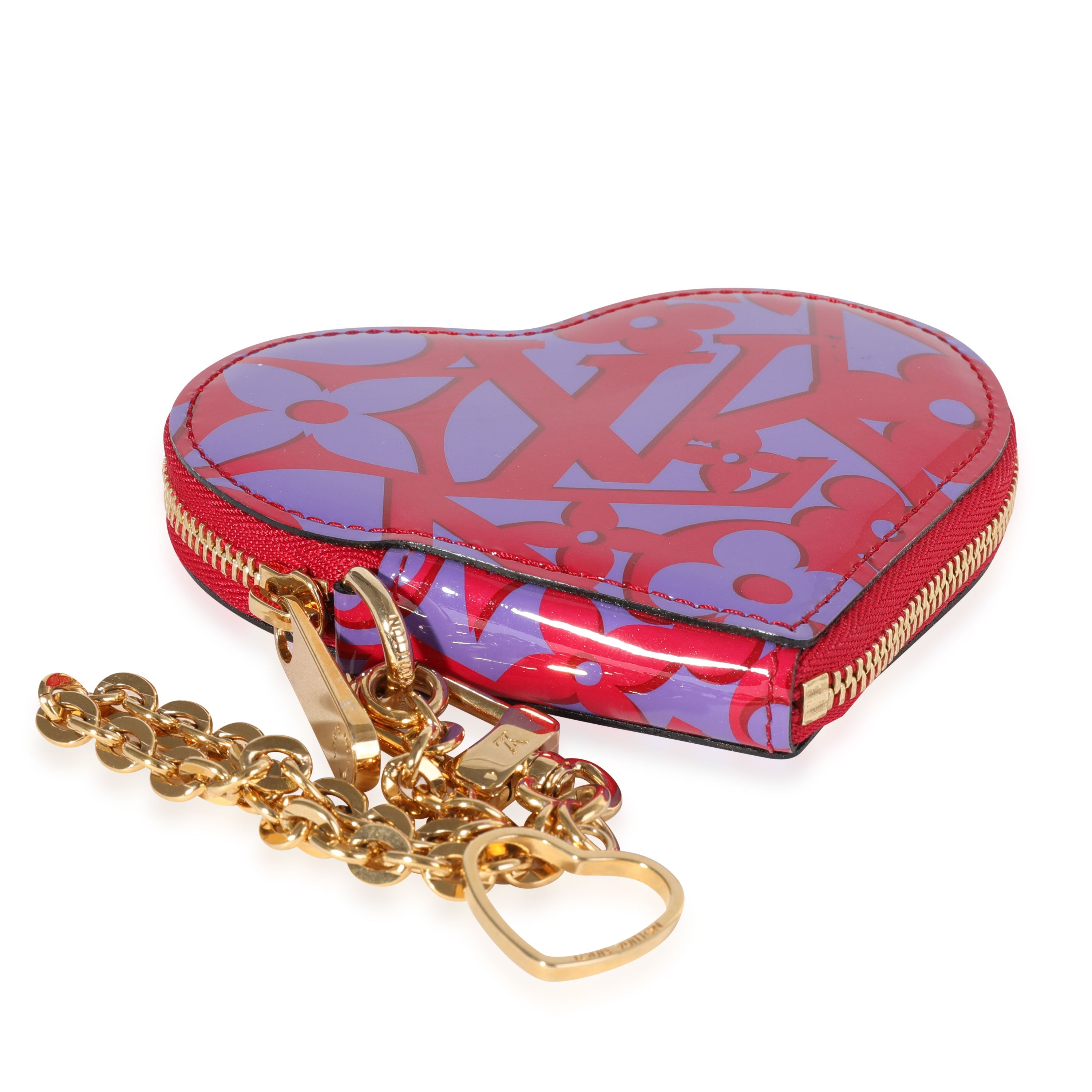 Louis Vuitton Louis Vuitton Rose Indian Sweet Monogram Vernis Heart Coin Purse