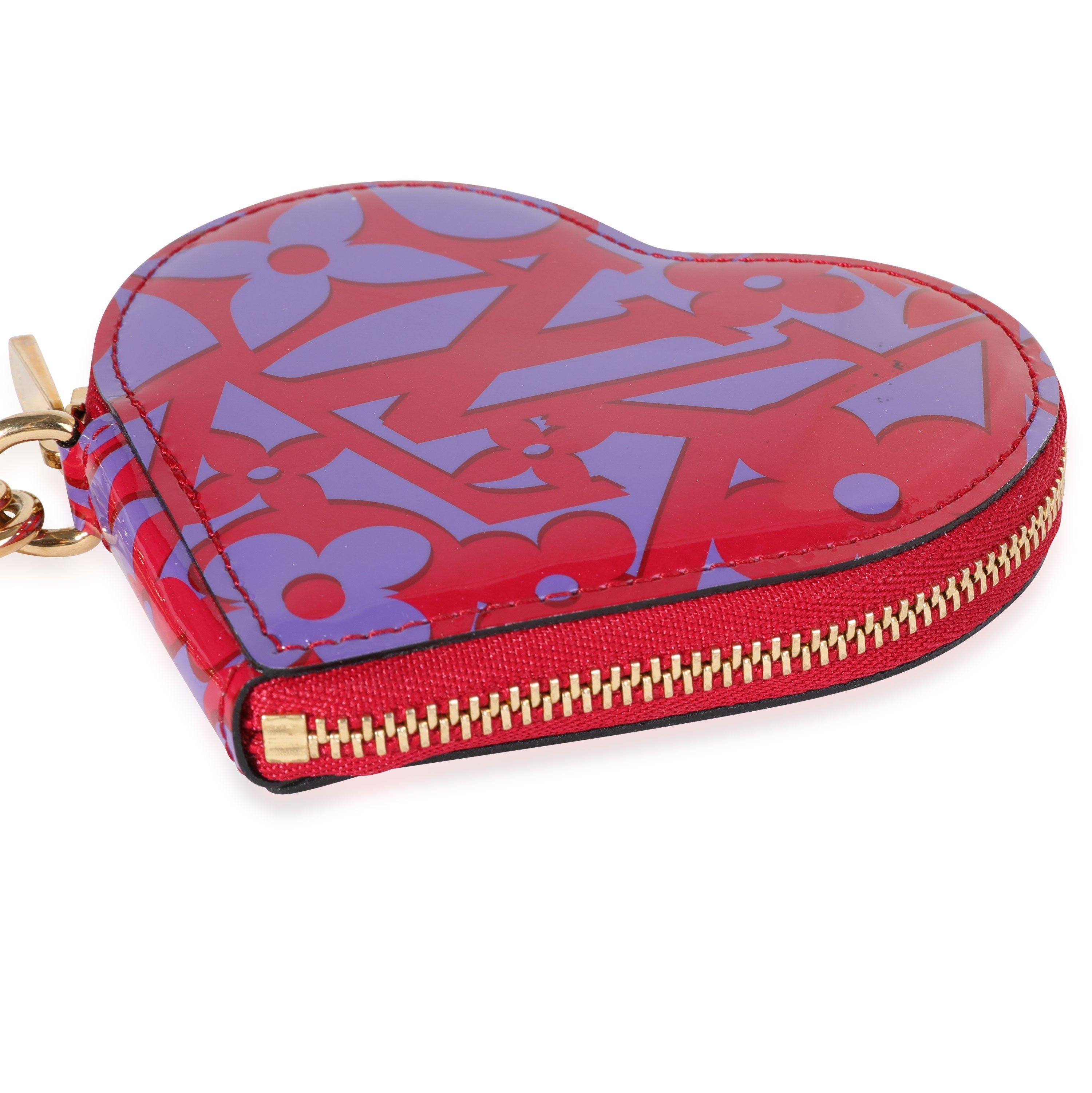 Louis Vuitton Louis Vuitton Rose Indian Sweet Monogram Vernis Heart Coin Purse