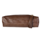 Louis Vuitton Louis Vuitton Limited Edition Brown Embossed Leather Paris Souple Wish Bag