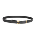 Louis Vuitton Black Embossed LV Initiales 20MM 75