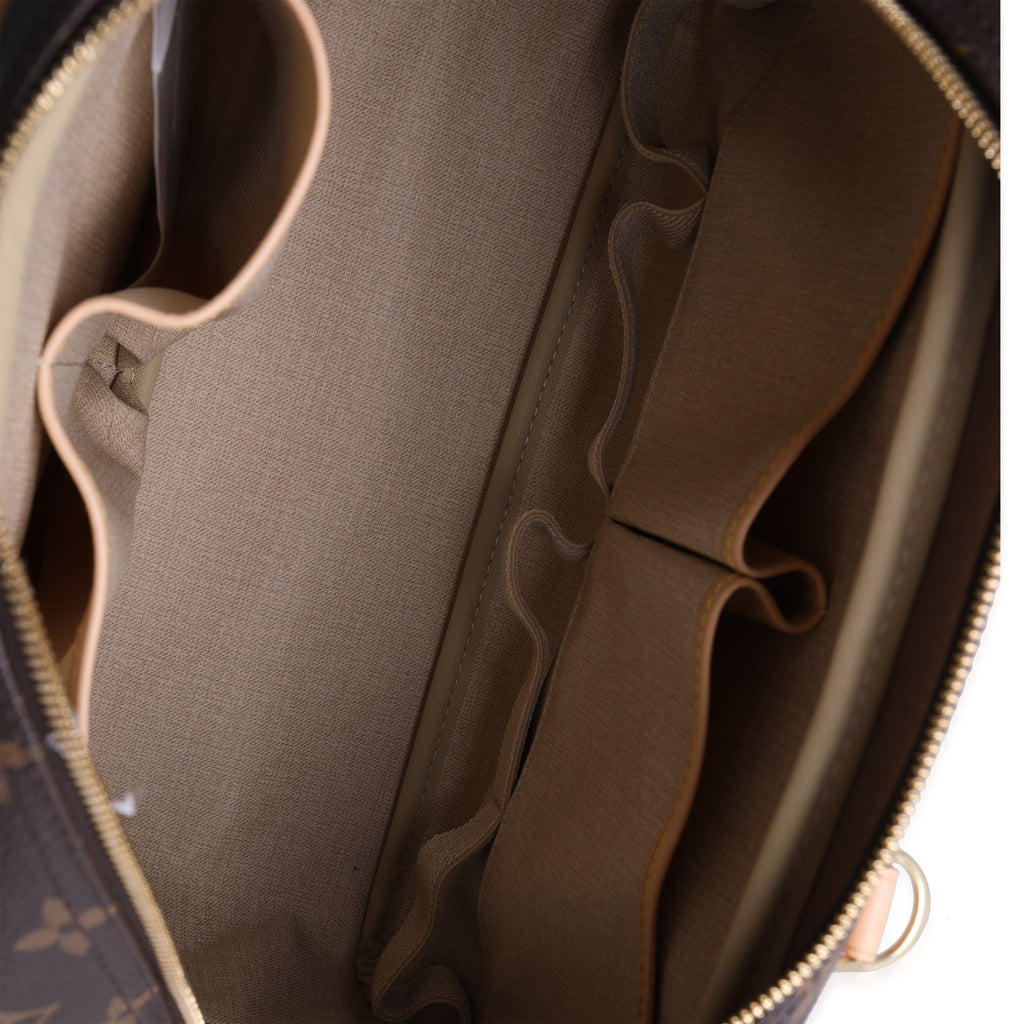 Louis Vuitton Louis Vuitton Brown Monogram Canvas Deauville Bag